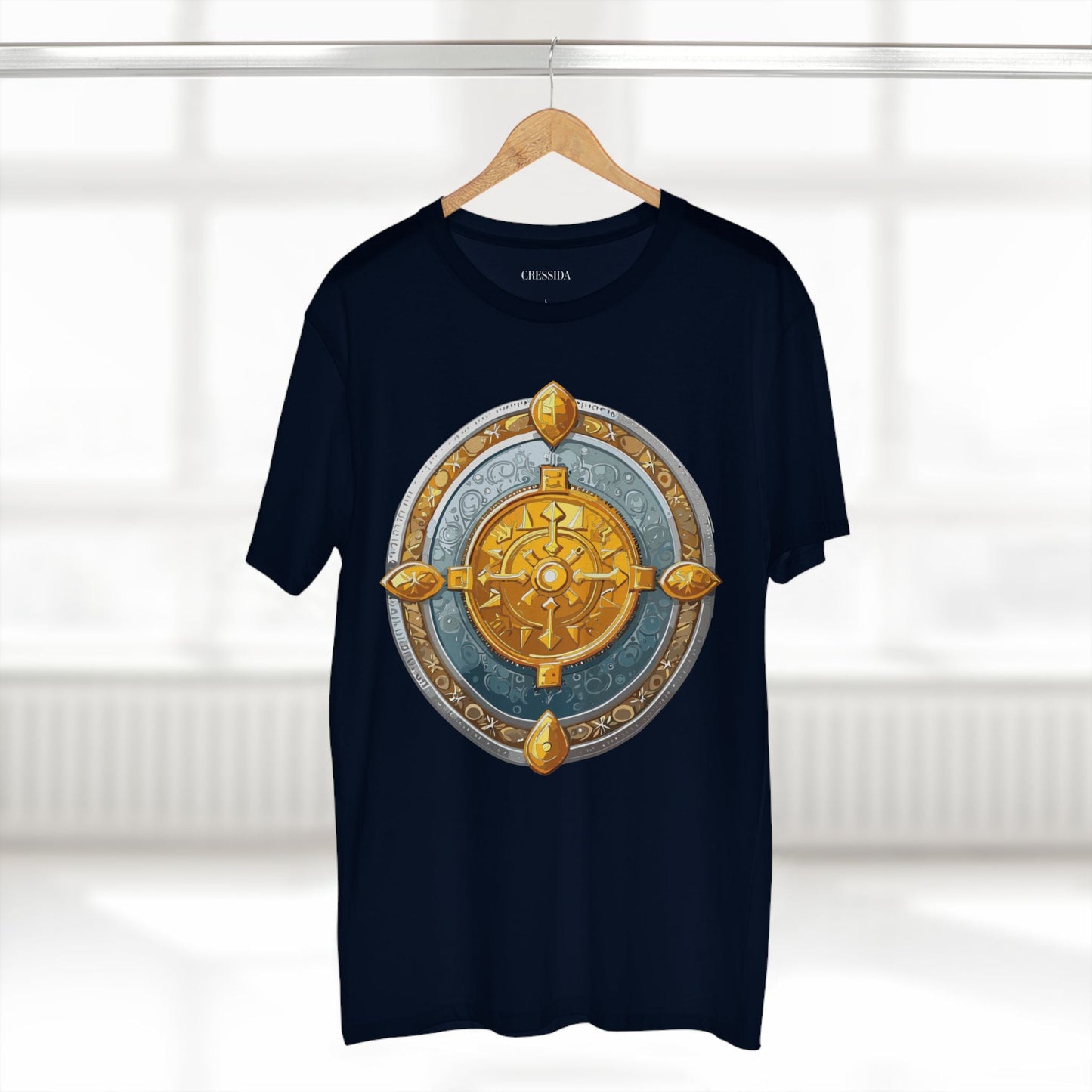 Antique Gold Coin Graphic Design T-Shirt Unisex 100 Cotton With Golden Print Artwork Tee 7