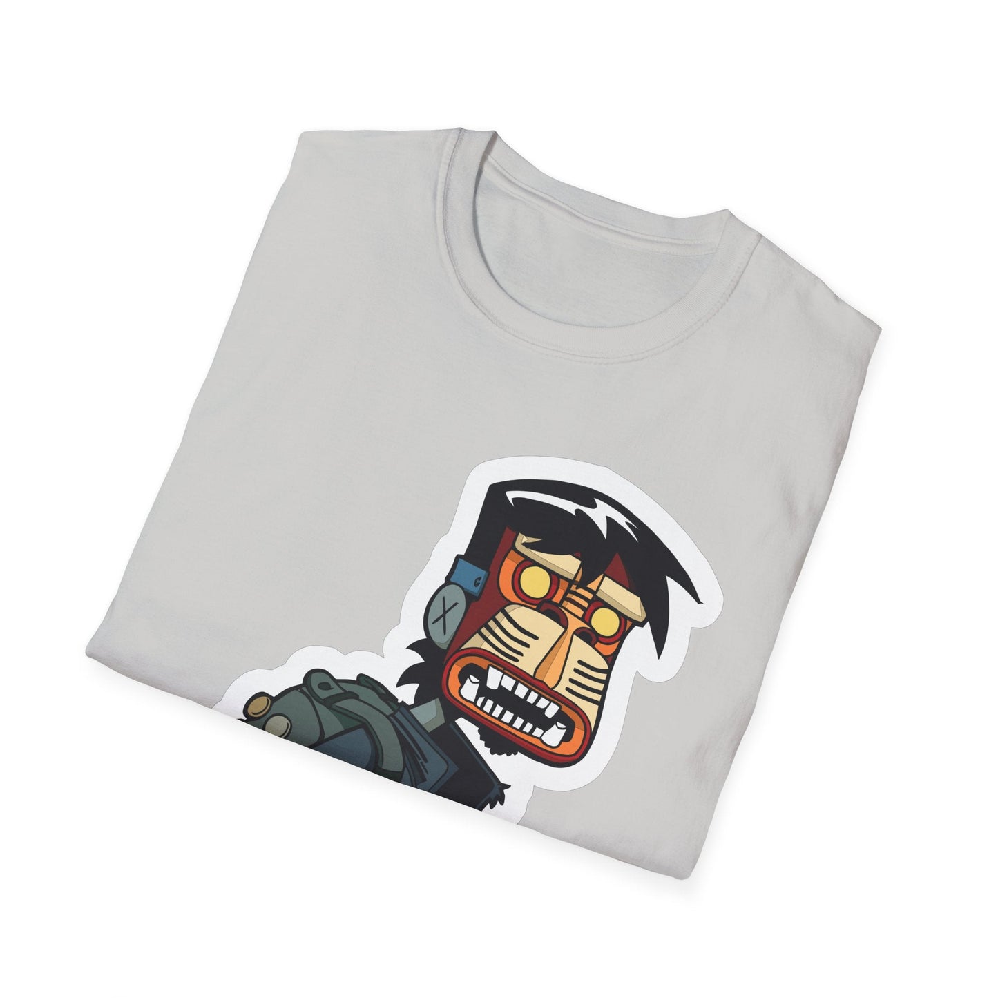 Cartoon T Shirt Animation T Shirt Funny Tee Shirt Unisex Short Sleeve Softstyle Cotton Tee 64000