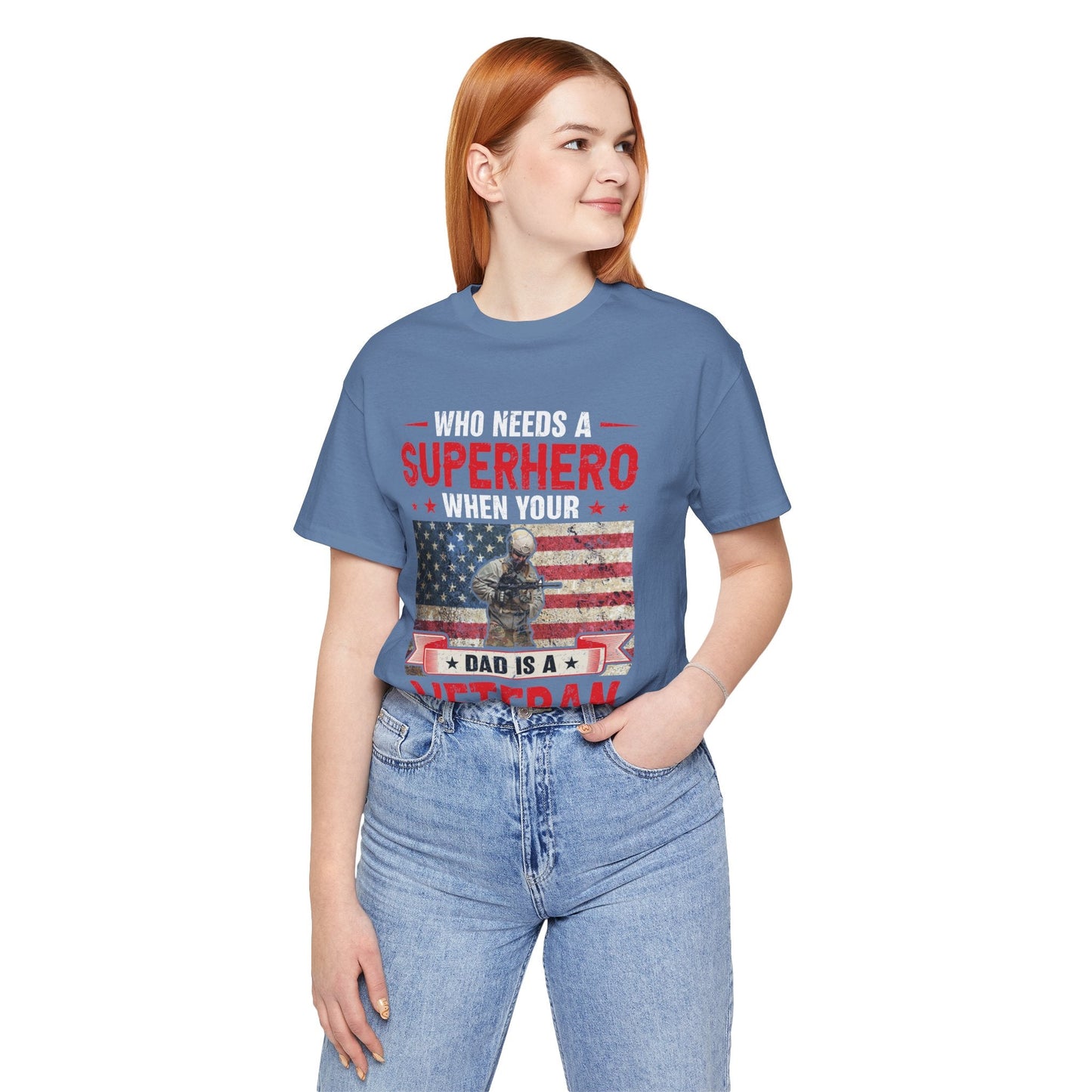 American Flag Graphic Unisex Cotton Tee v43