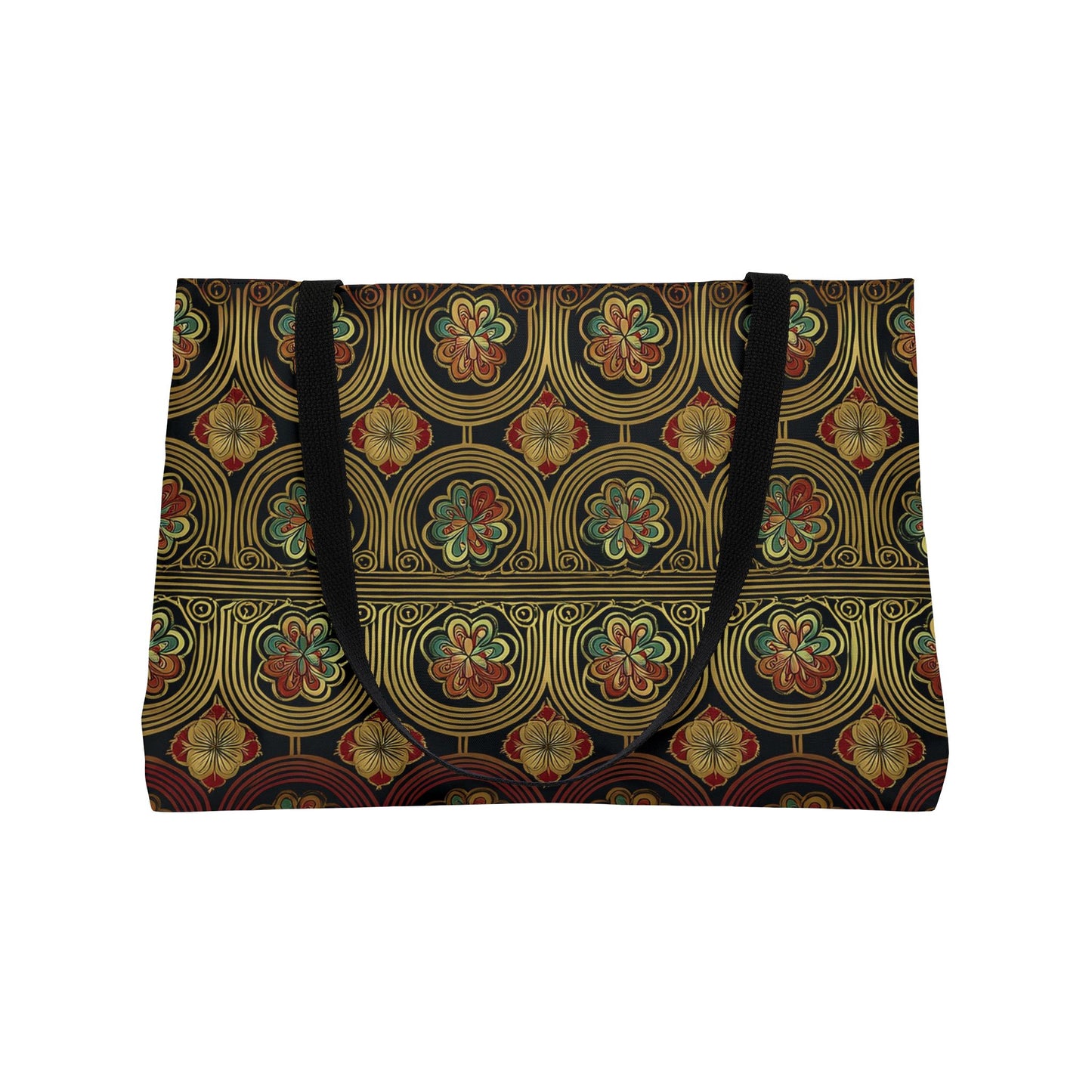 Ornament Print Big Bag High-Quality 100% Spun Poly 24x13 Canvas Art Bag OR-6