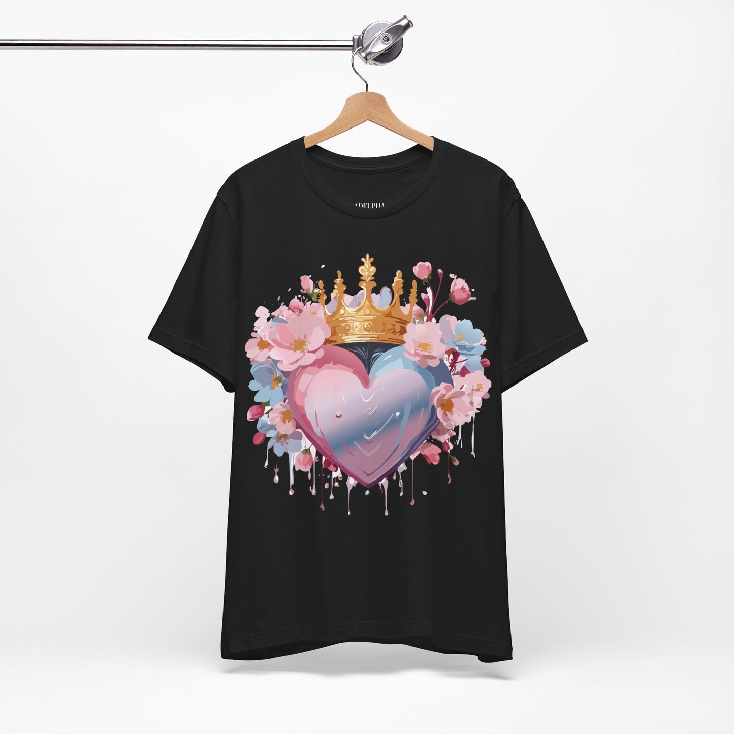 Valentine Graphic Tee Unisex Vintage Inspired Art From Adelpha Premium Jersey Short Sleeve Shirt