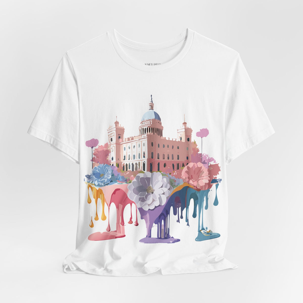 Graphic Unisex Cotton Bella+Canvas Tee Shirt with Madrid