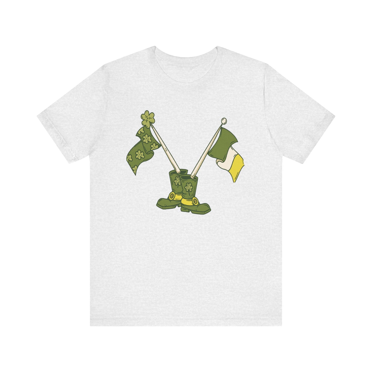 Unisex Cotton Tee Shirt with Lucky Prints