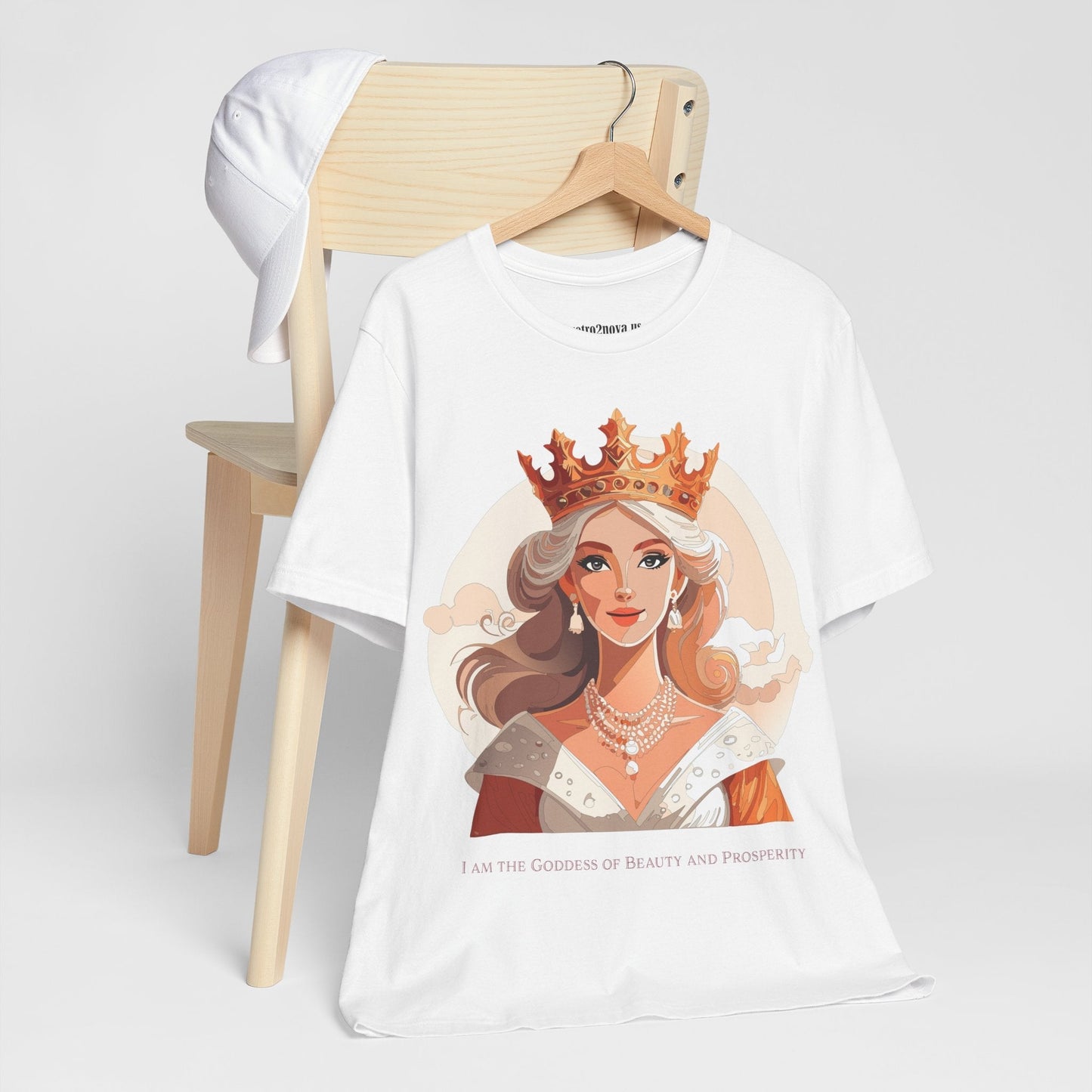 Goddess Graphic Tee Unisex Cotton Short Sleeve With Original Artwork By Retro2Nova