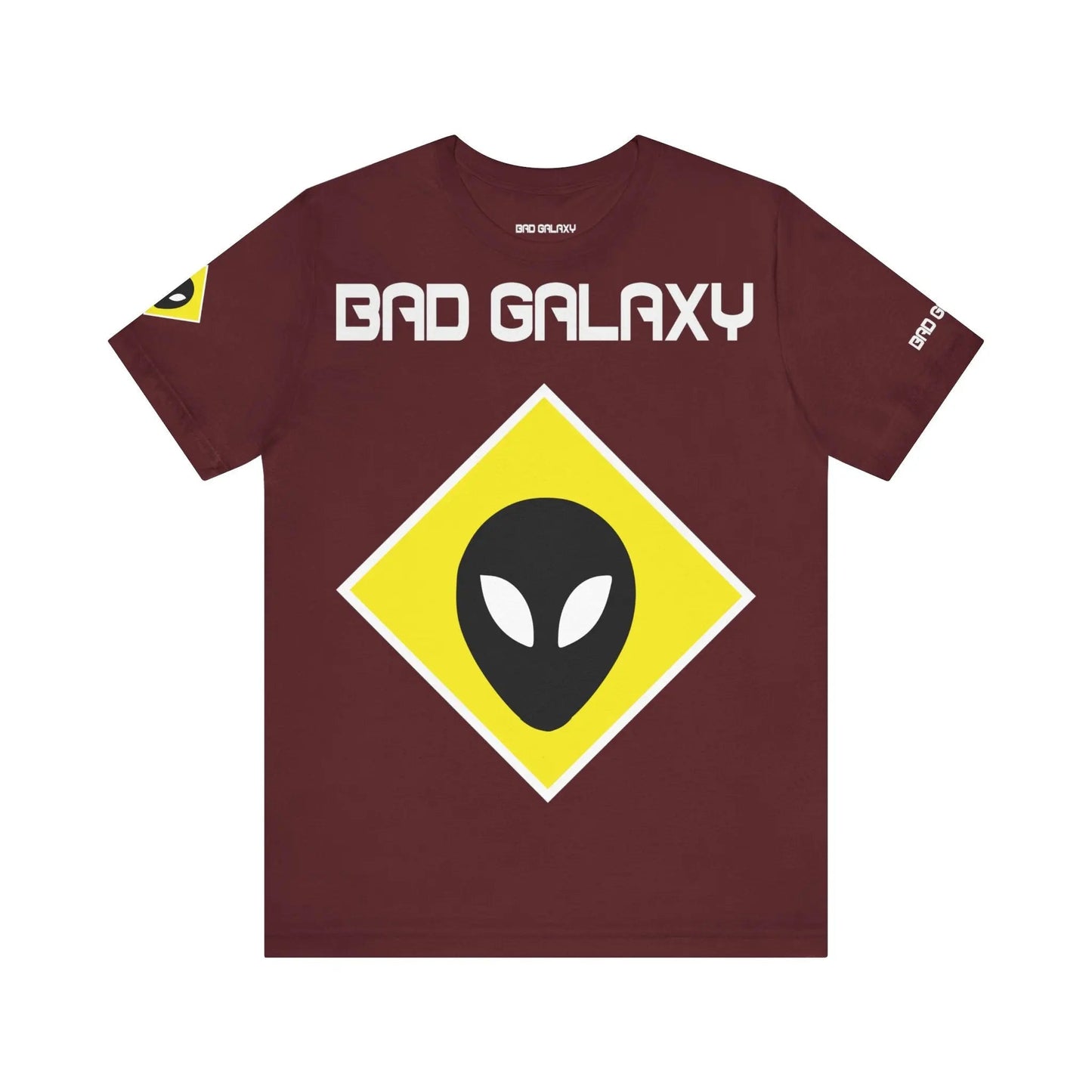 Tee Shirt With Alien From Bad Galaxy Lightweight 100 Percent Cotton Eco Friendly Inks Free Shipping