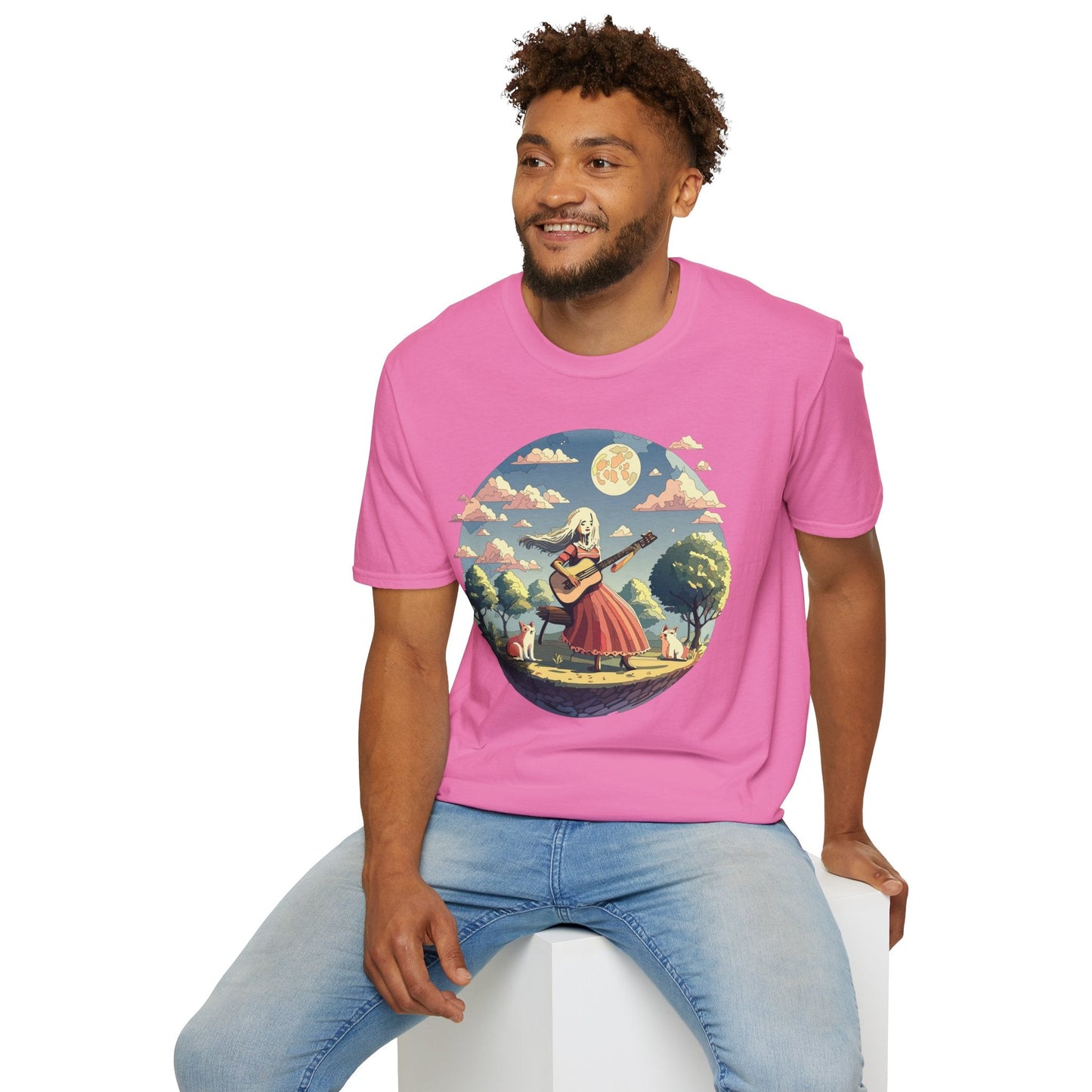 Womens Graphic T Shirts Art Design Tee Softstyle 100 Percent Cotton Unisex Gildan 64000