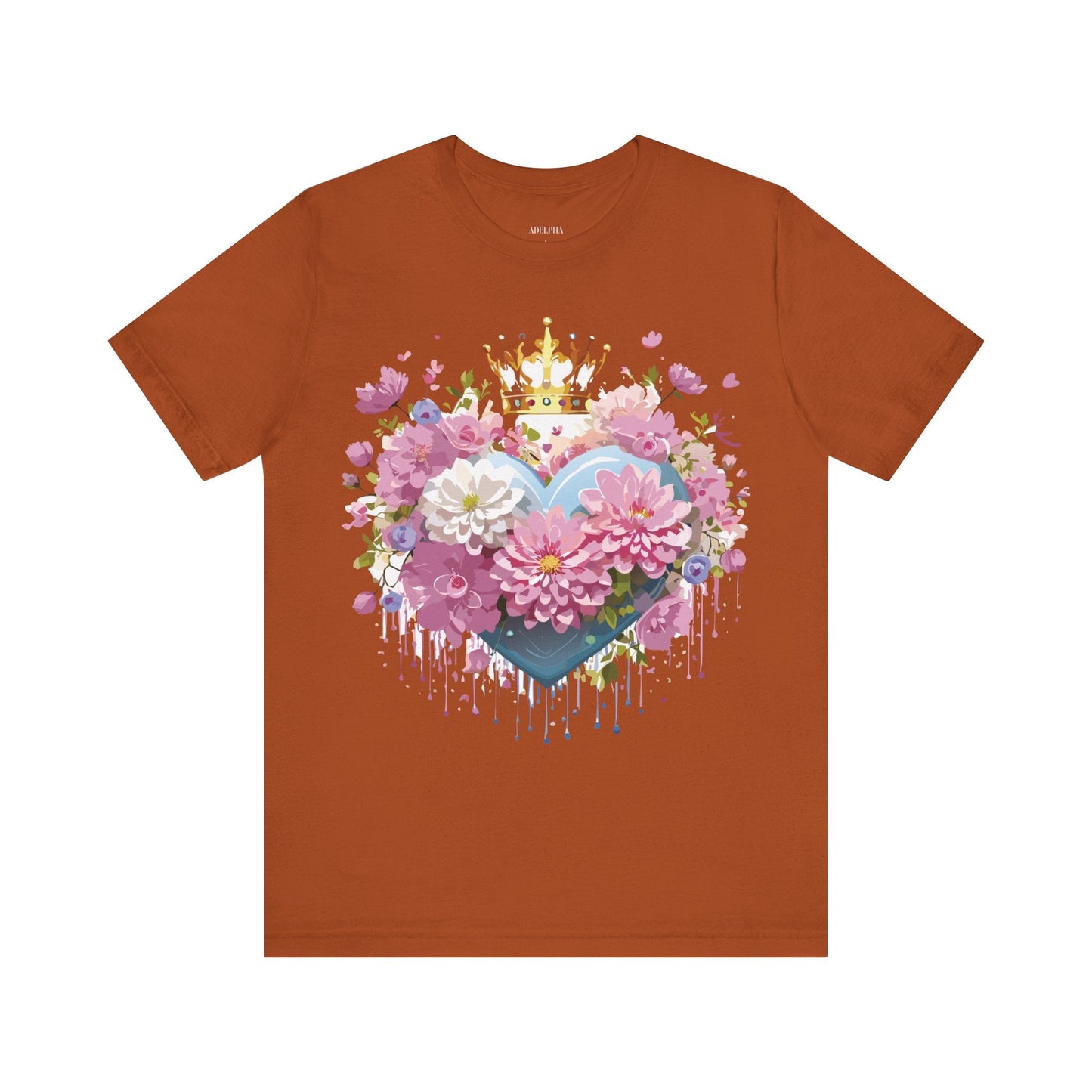 Valentine Graphic T Shirt Unisex Adelpha Vintage Inspired Artwork Tee Premium Short Sleeve