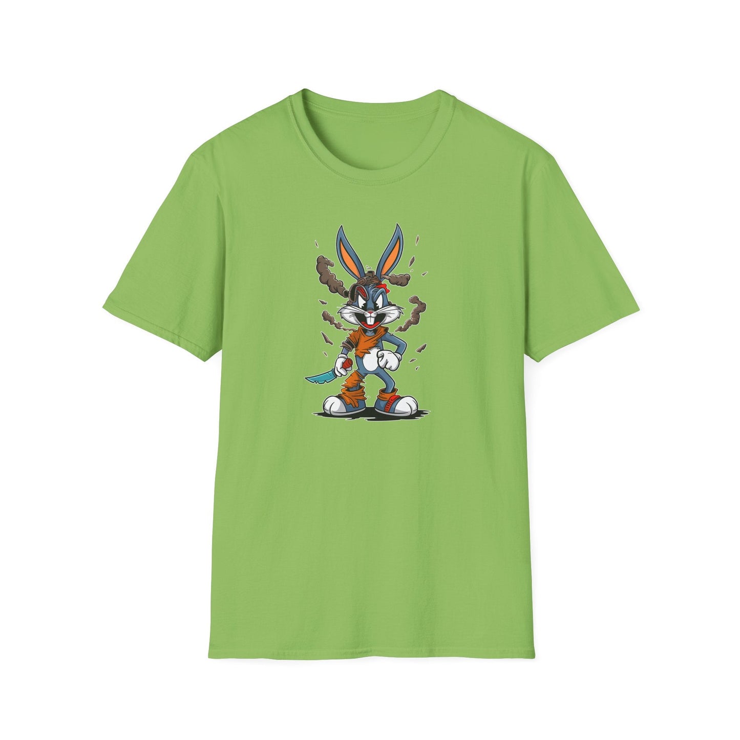 Bugs Bunny T Shirt Unisex Cartoon Tee Gildan Softstyle 64000 Comfortable Graphic Tee Classic