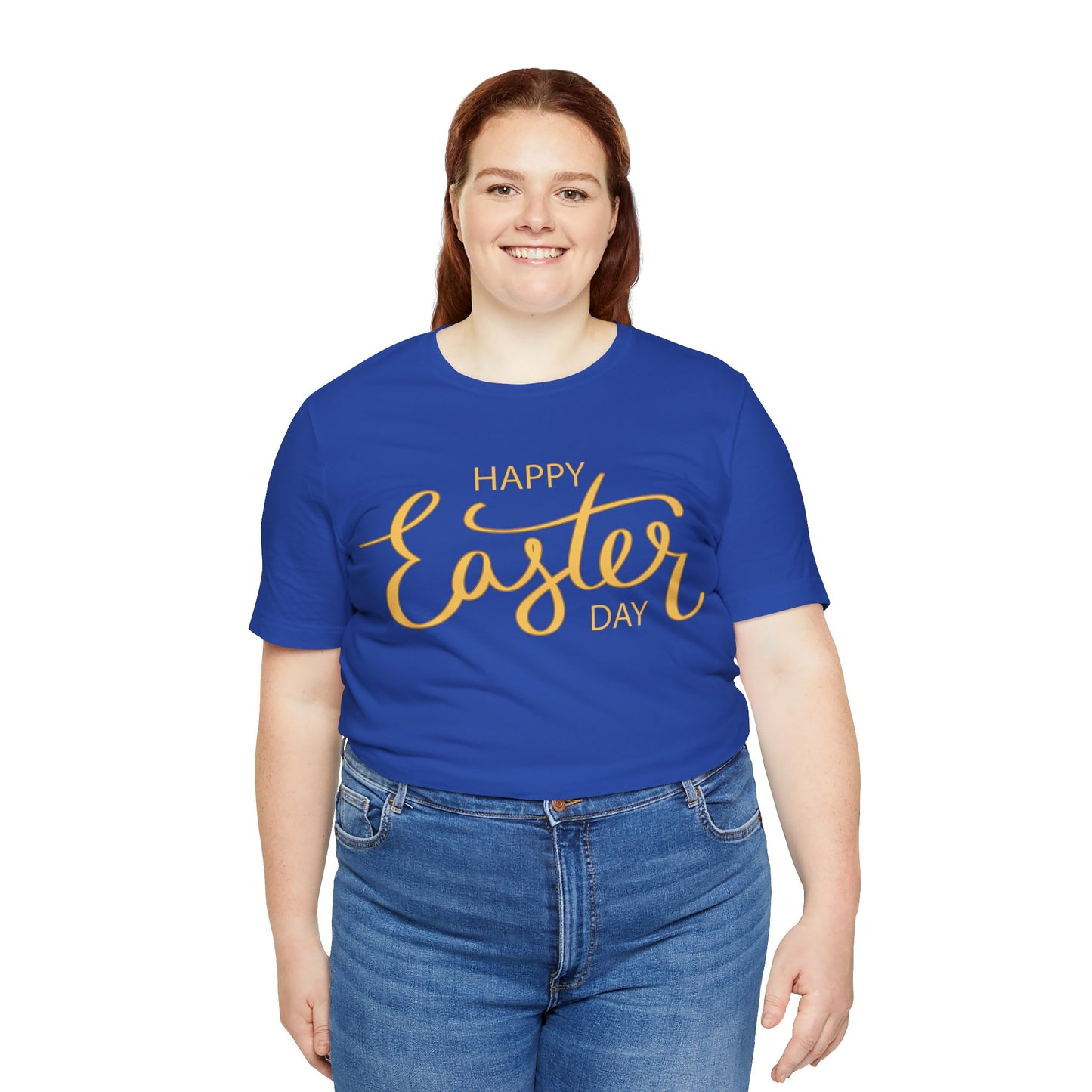 Unisex Cotton Tee Shirt with Easter Prints