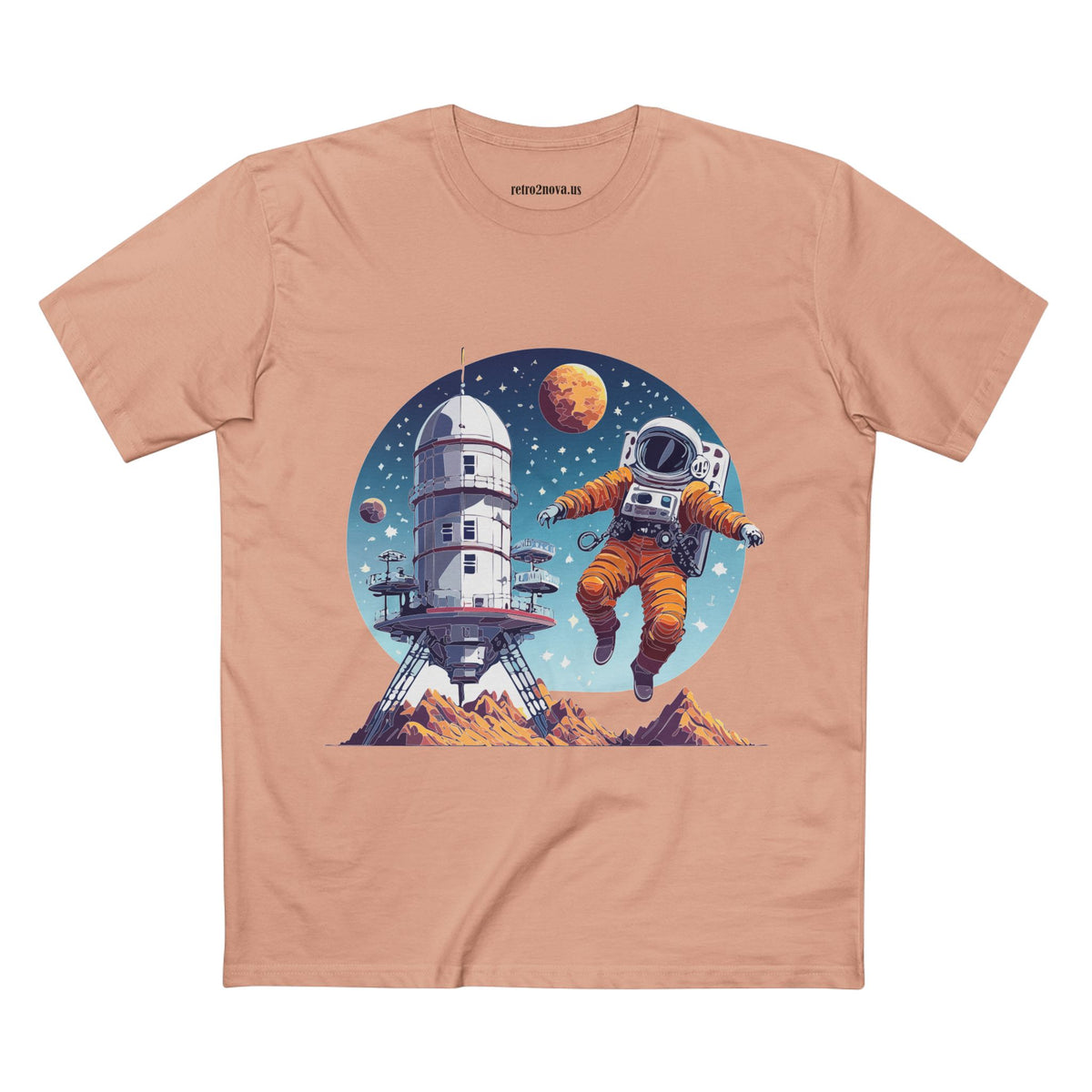 Cosmos Astronaut Graphic Tee Staple Unisex 100 Cotton Tee Shirt - CS-18