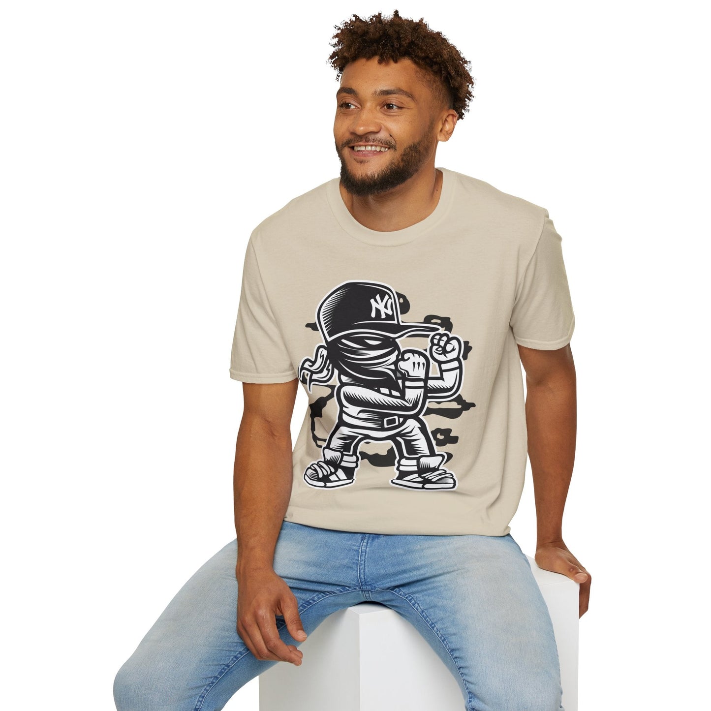 Cartoon T Shirt Animation T Shirt Funny Tee Shirt Unisex Softstyle Cotton Tee Gildan 64000