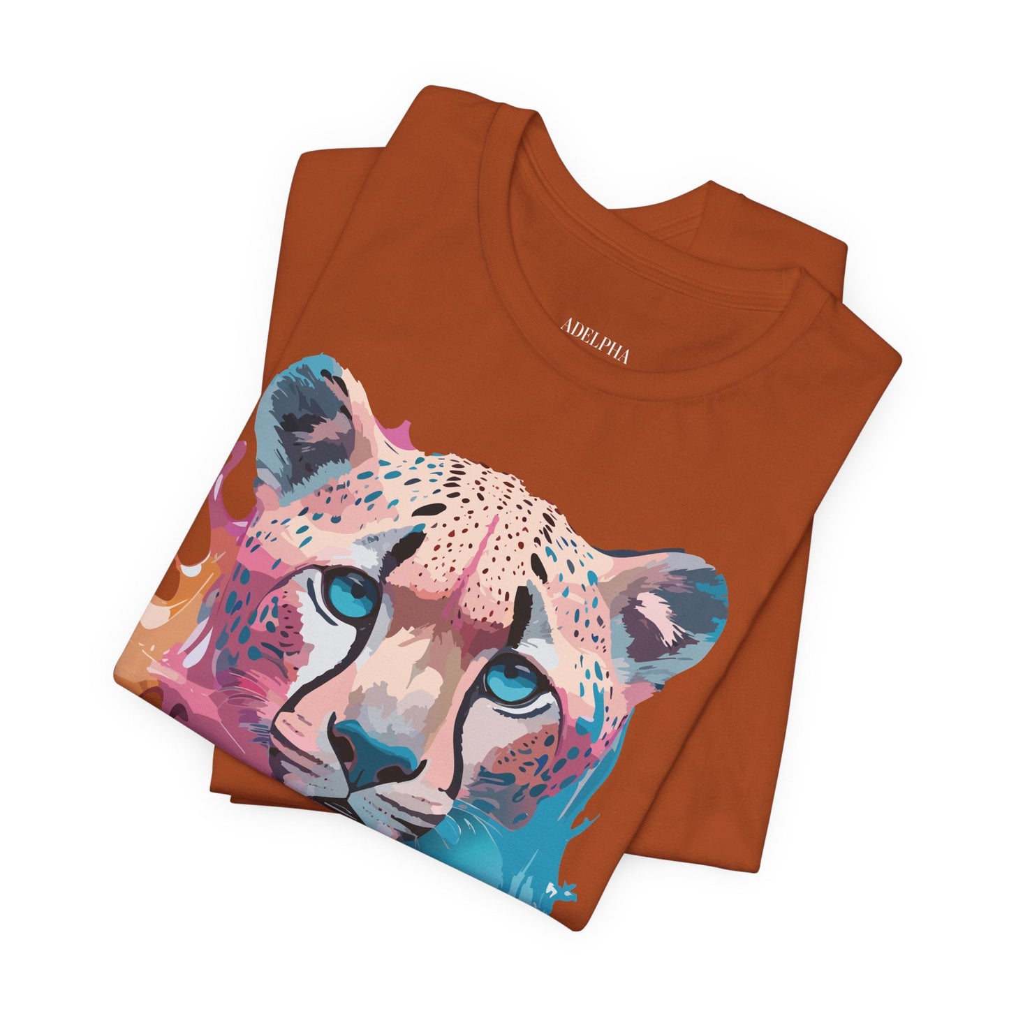 Adelpha Graphic Cheetah Shirt Unisex Vintage Inspired Graphic Tee Art Design
