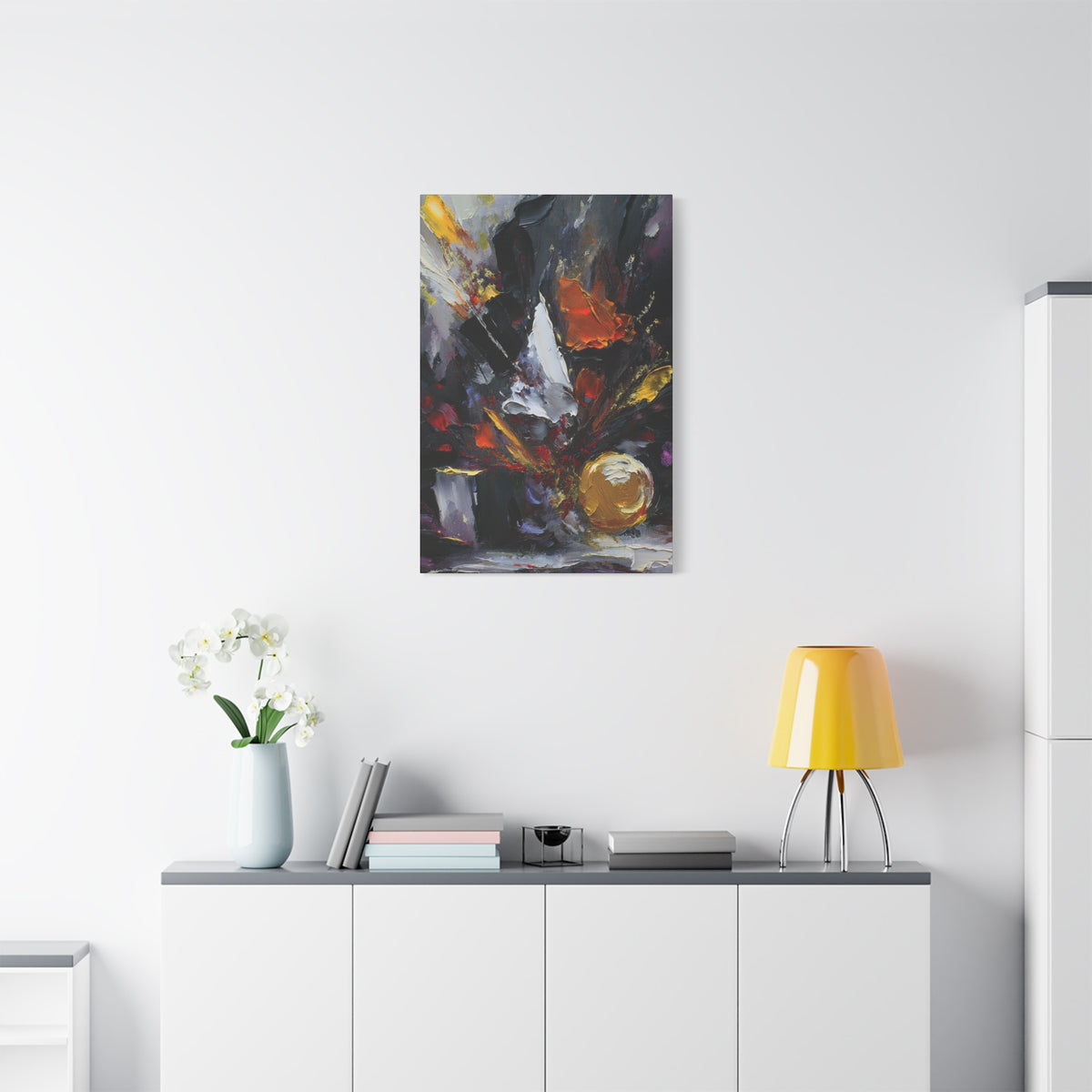 Abstract Oil Painting Print Canvas 20x24,20x30,24x30 24x32,24x36,30x40 32x48,36x48,40x60 Pine-Wood Inner Frame ABS-74