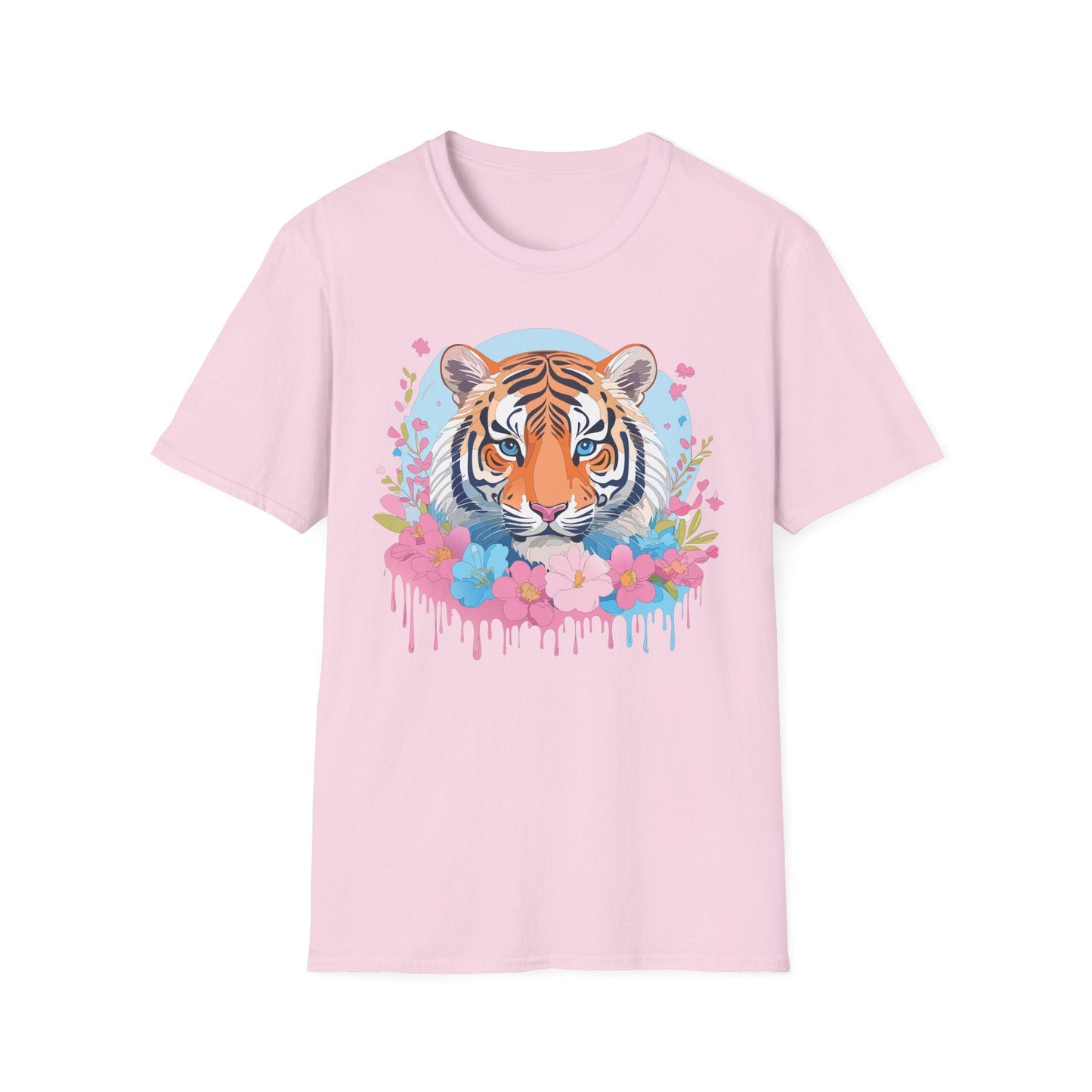 Tiger Shirt Unisex Softstyle T Shirt Gildan 64000 Animal Tee
