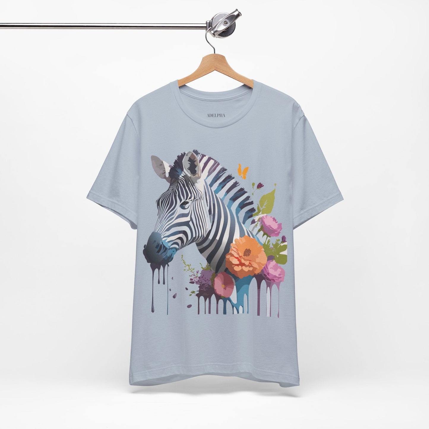 Adelpha Zebra Graphic Tee Unisex Short Sleeve Shirt Vintage Inspired Artwork Limited Edition