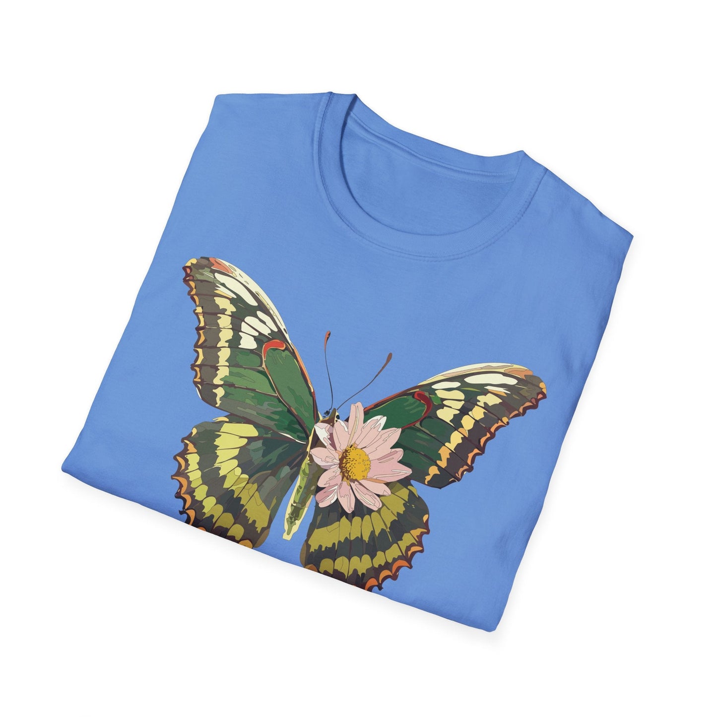 Butterfly Shirt Unisex Monarch Butterfly Tee Gildan Softstyle 64000 100% Ring Spun Cotton