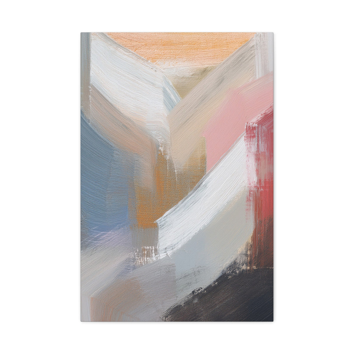 Abstract Pastel Painting Print Canvas 20x24,20x30,24x30 24x32,24x36,30x40 32x48,36x48,40x60 Pine-Wood Inner Frame ABS-88