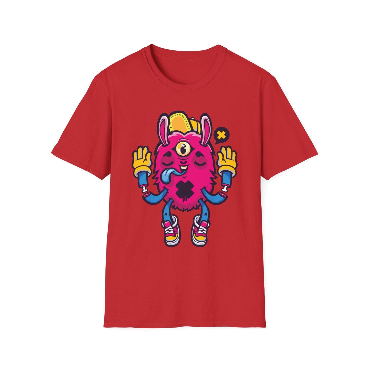 Cartoon T Shirt Animation T Shirt Funny Tee Unisex Softstyle 64000 Gildan Cotton Tee