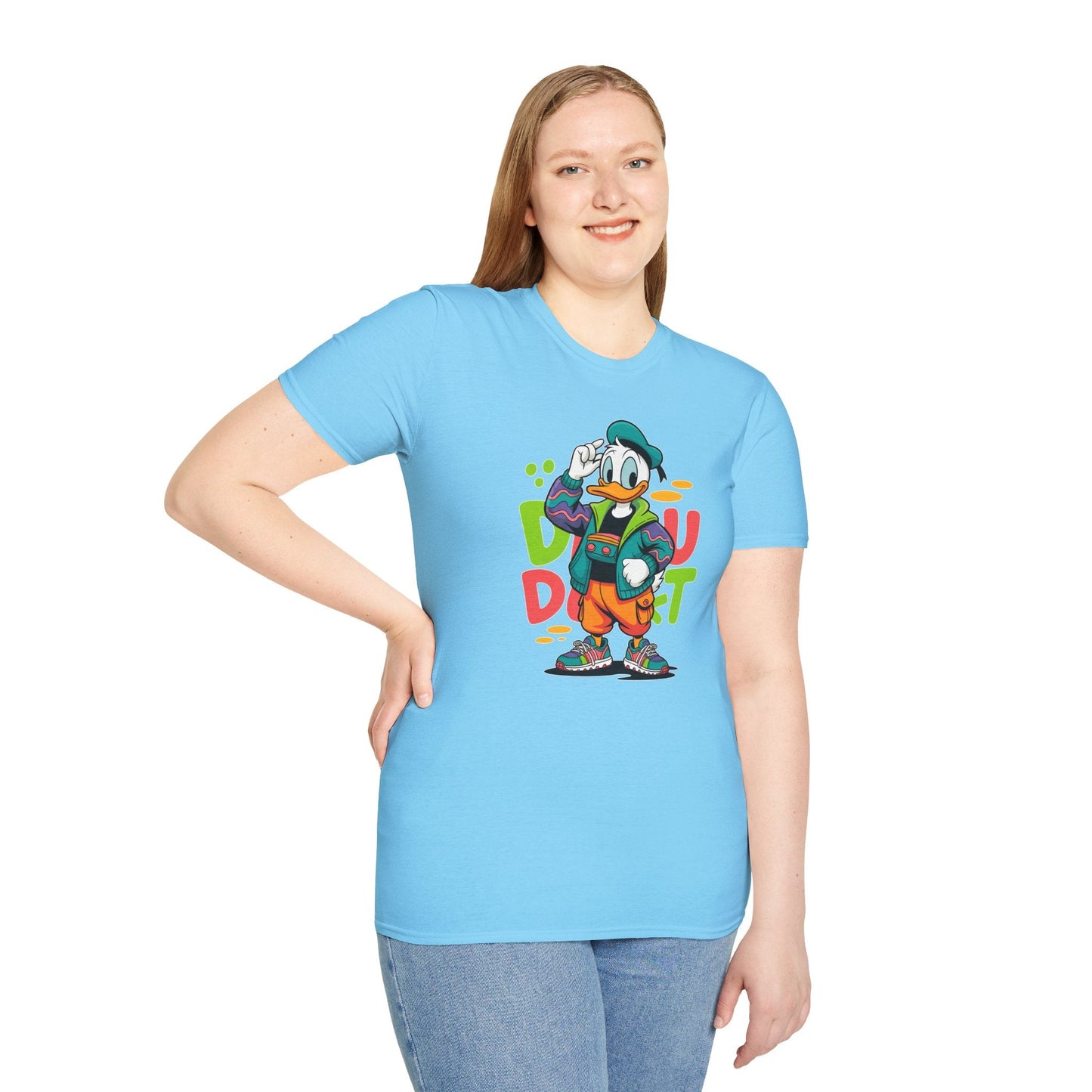 Gildan Softstyle Unisex Cartoon Animation T Shirt With Funny Animals Graphic Tee For Men Women