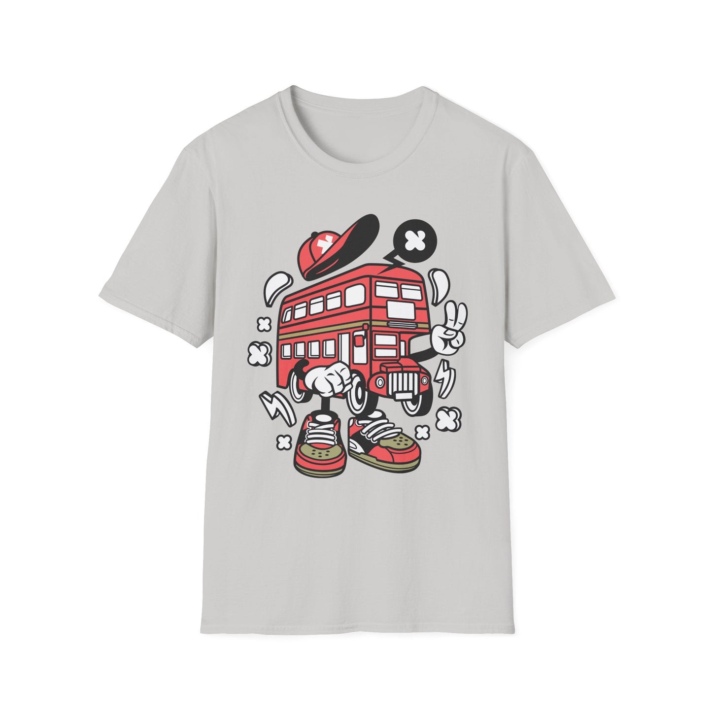 Cartoon Animation T Shirt Funny Tee Unisex Gildan Softstyle 64000 100 Percent Ring Spun Cotton