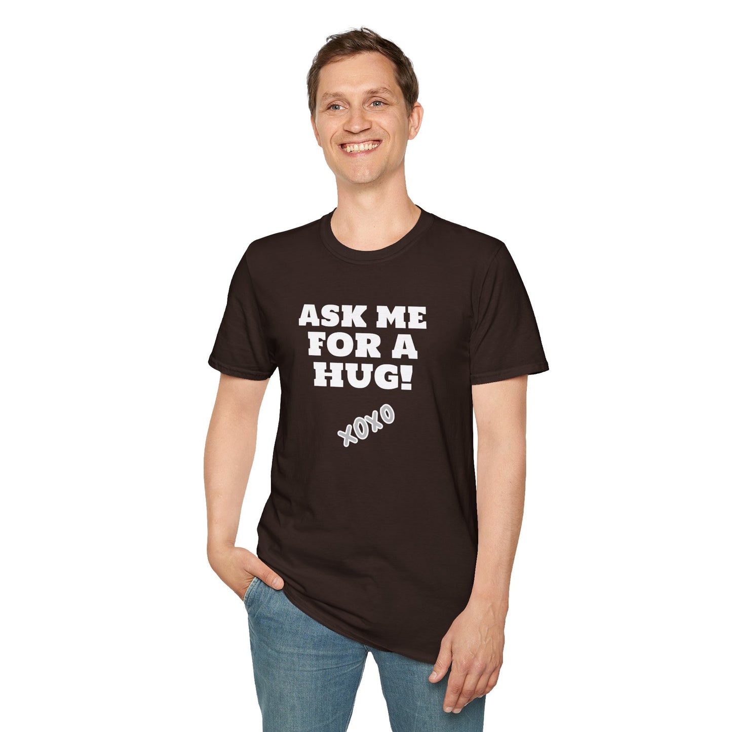 Unisex Cotton Short Sleeves Funny Romantic Graphic T-Shirt