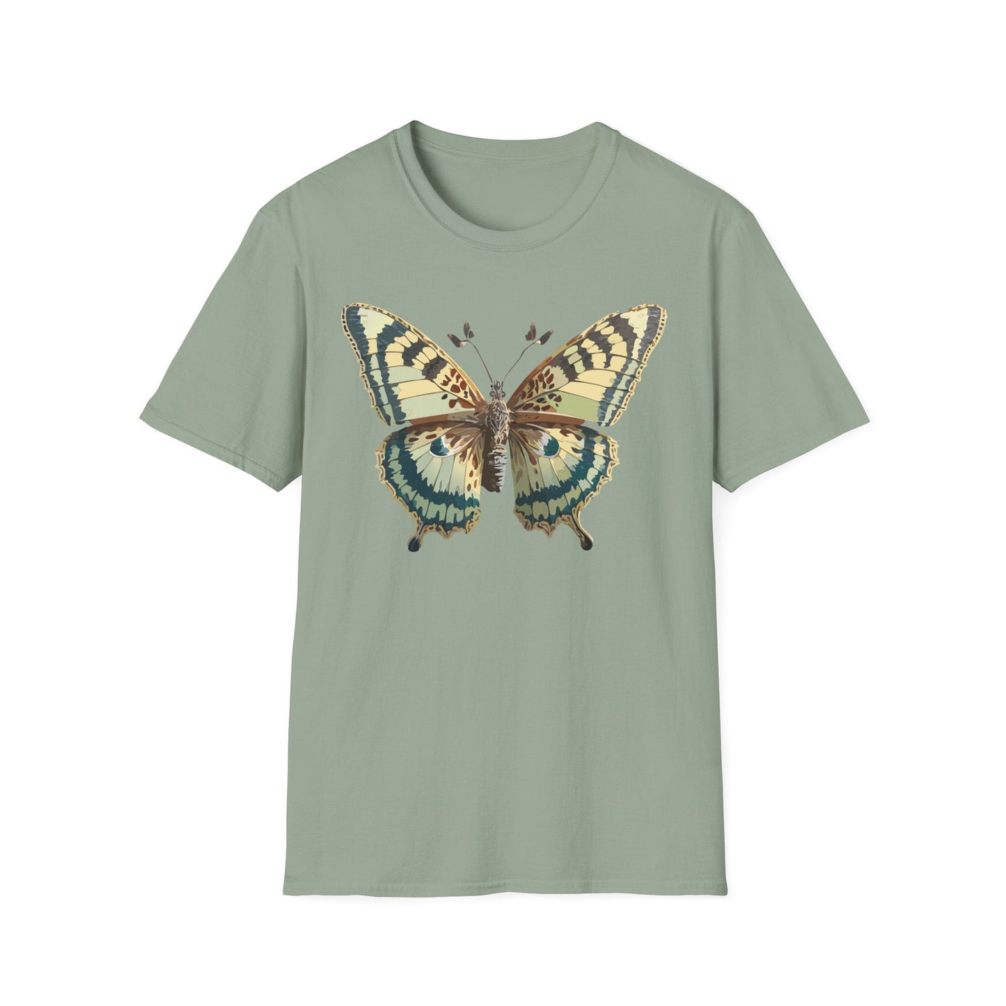 Butterfly Shirt Unisex T Shirt Monarch Butterfly Print Softstyle Gildan 64000 Tee
