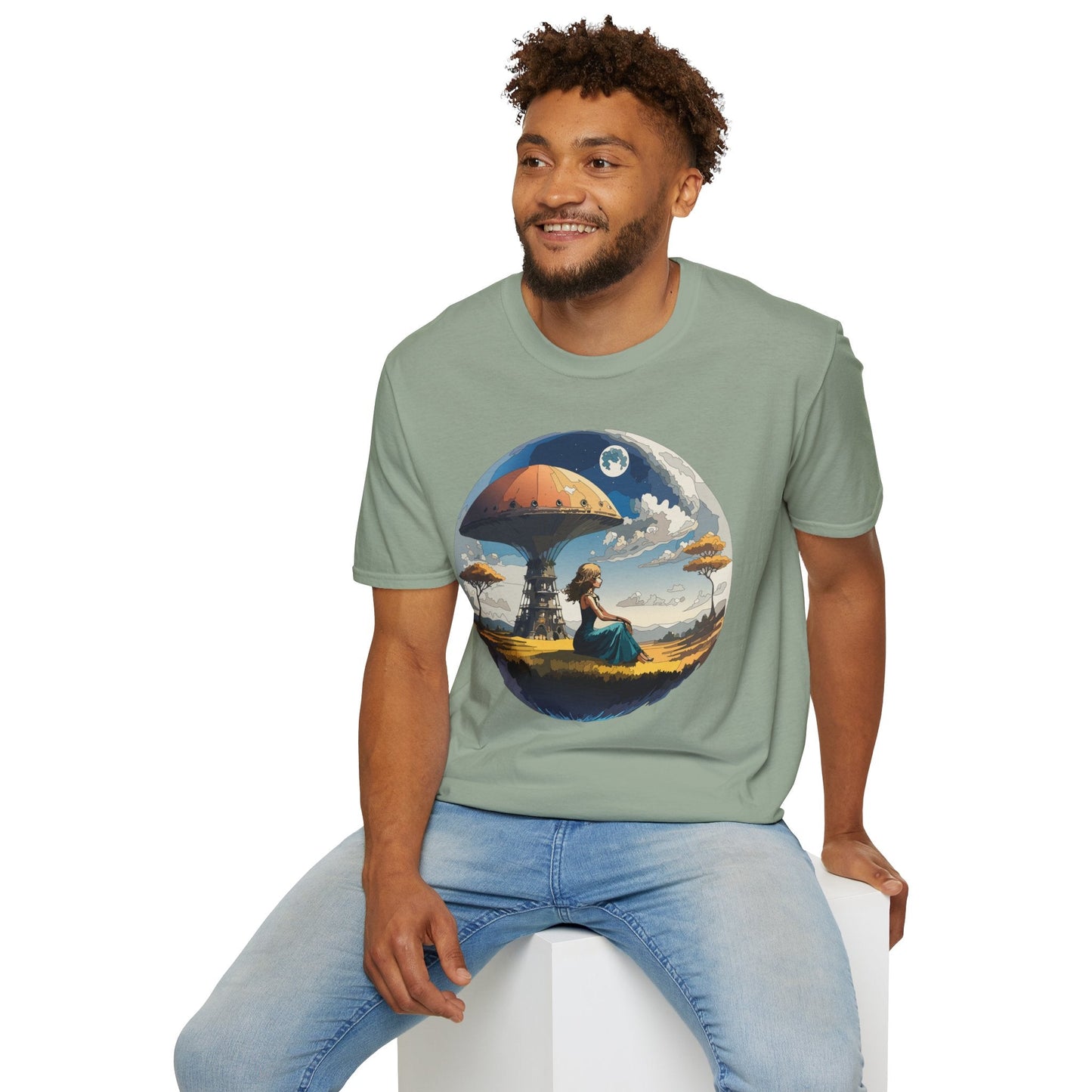 Womens Graphic T Shirts Art Design Shirt Softstyle Short Sleeve Cotton Tee Premium Quality