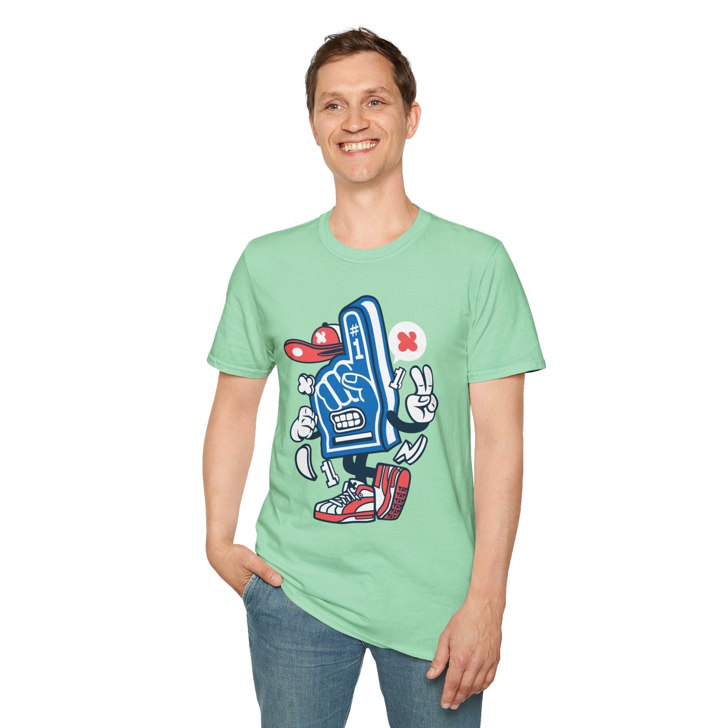 Cartoon T Shirt Animation Tee Unisex Funny Tee Gildan Softstyle 64000 100 Percent Ring Spun Cotton