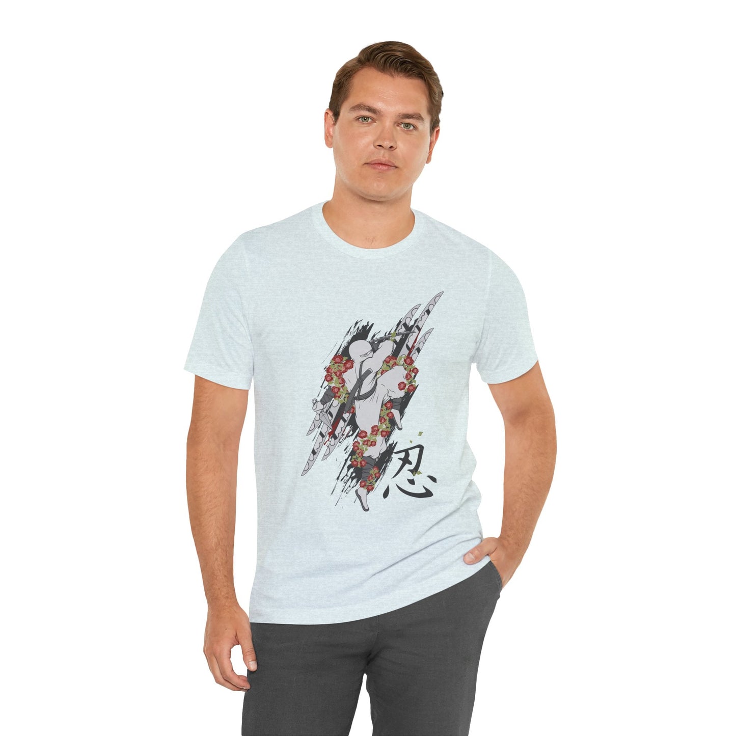 Ninja Samurai Artwork Graphic Unisex Cotton T-Shirt r5
