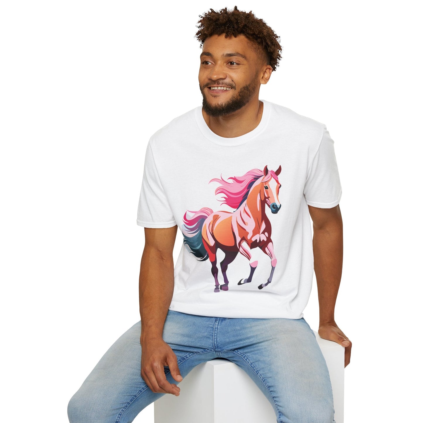 Horse Shirt Gildan Softstyle Tee Unisex 100 Percent Ring Spun Cotton