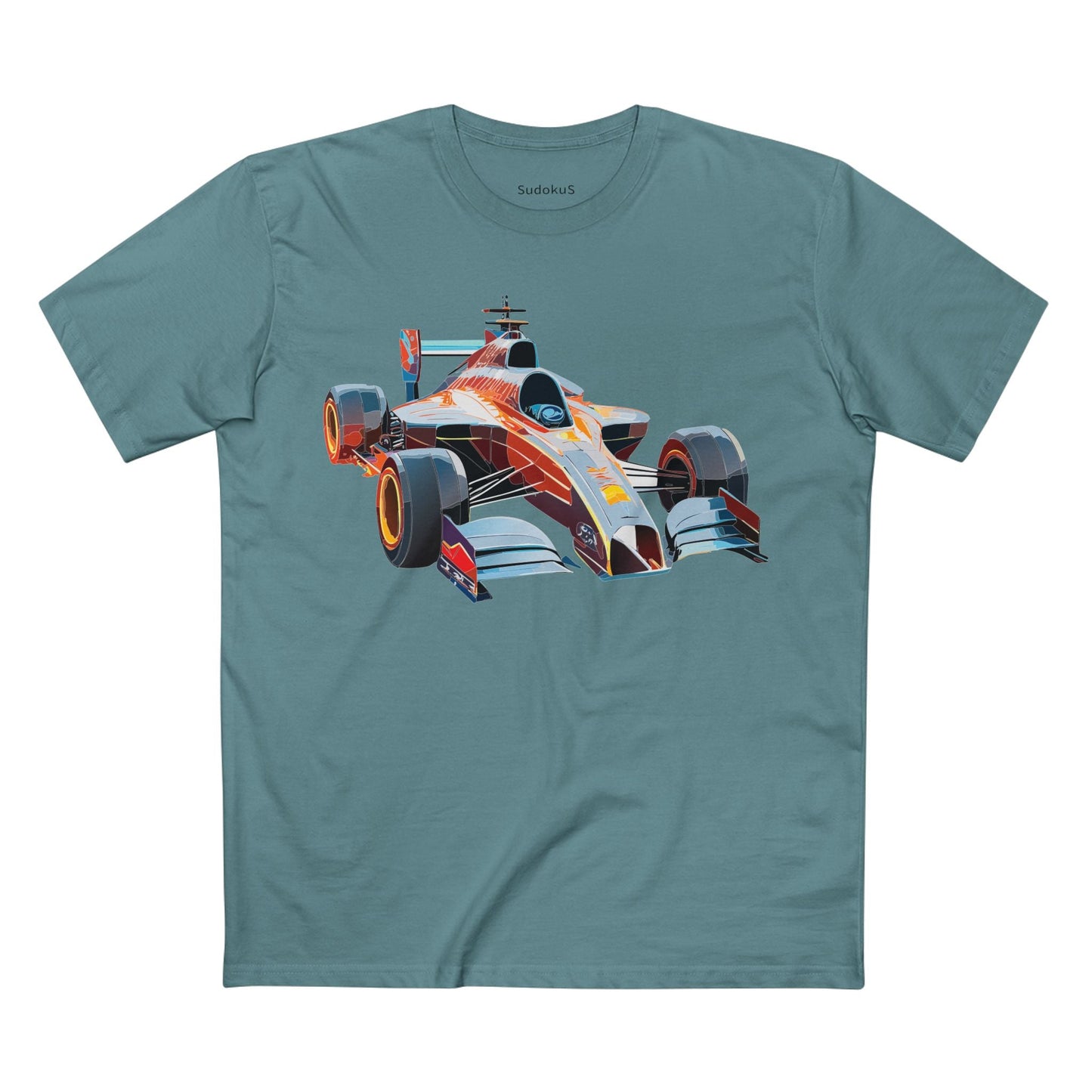Car Graphic Unisex 100 Cotton Staple Tee 9