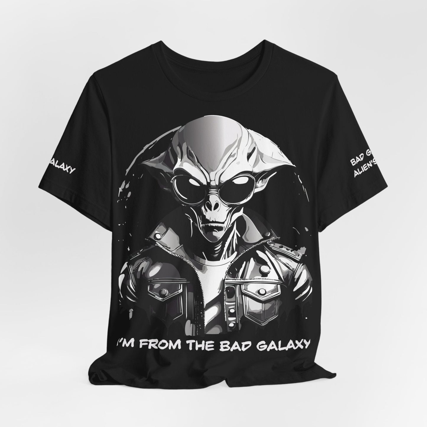 Alien Tee Shirt From Bad Galaxy Made To Order 100 Percent Cotton Lightweight Free Shipping