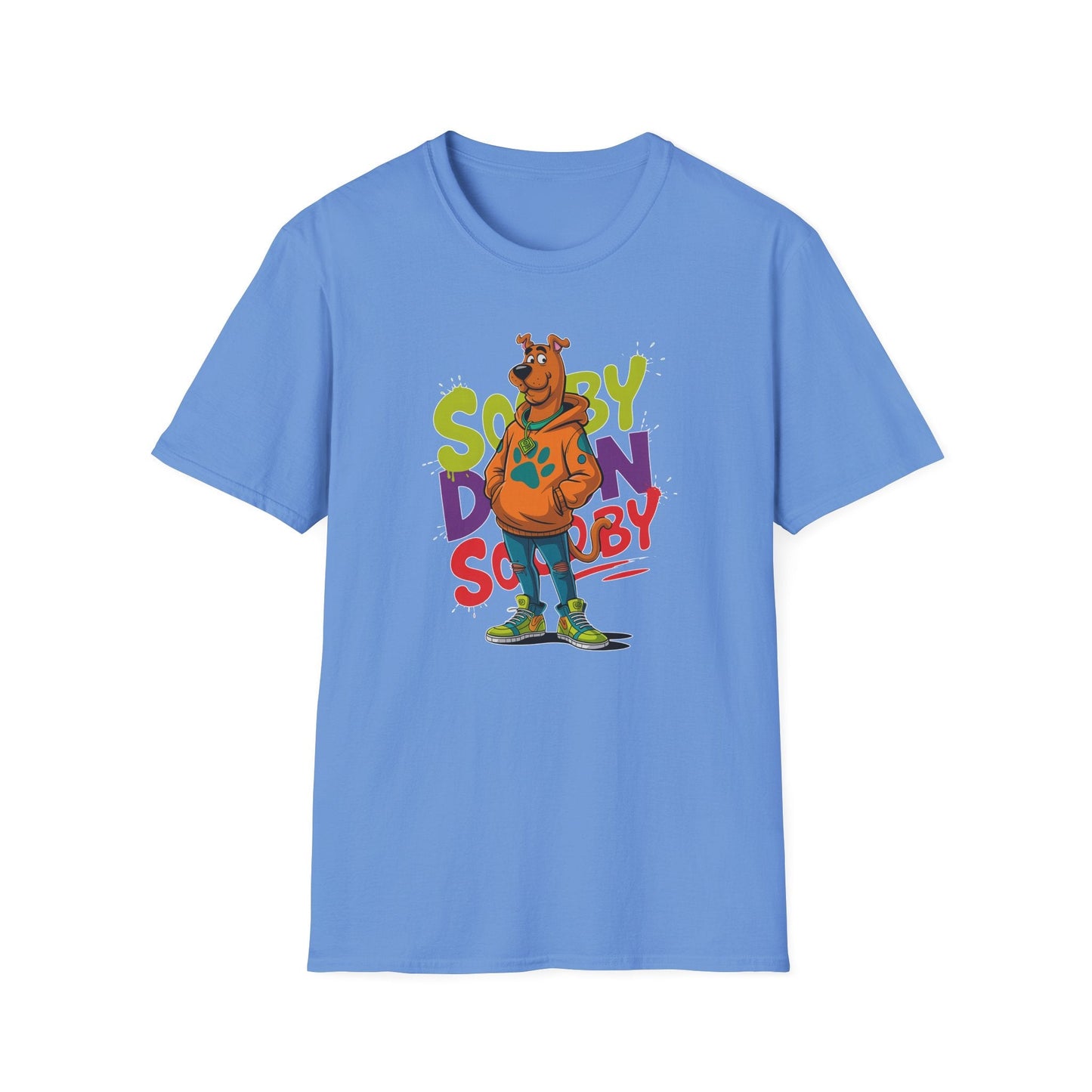 Unisex Cartoon T Shirt With Animation And Funny Animals Tee Gildan Softstyle 64000