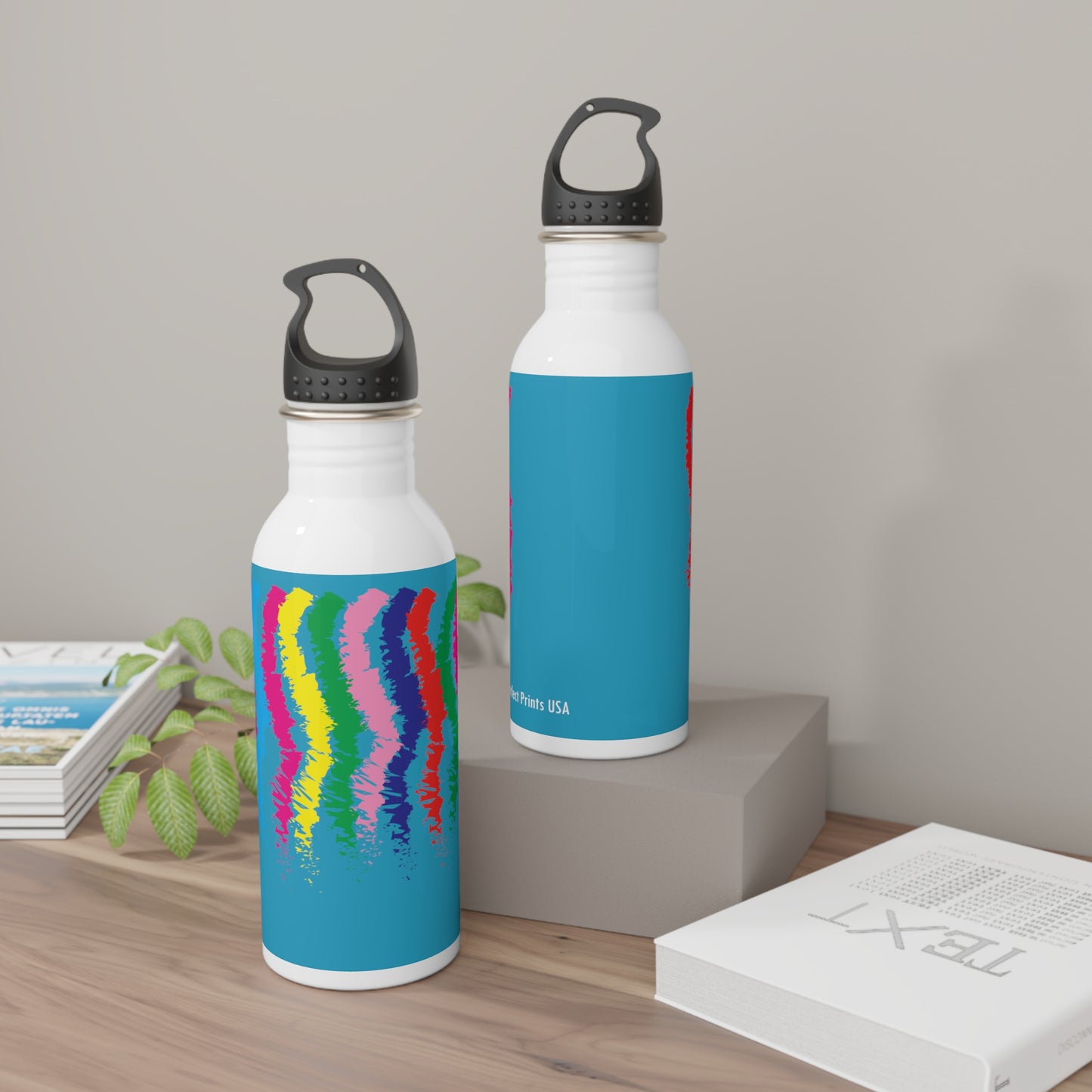 Tumbler-Wasserflasche mit Kunstdesigns 