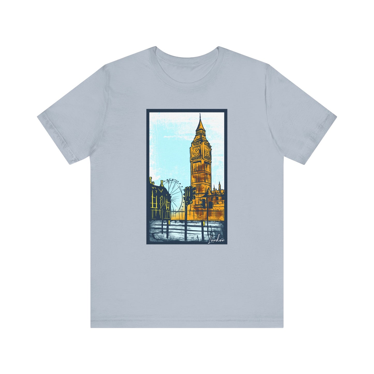 Retro Poster London Graphic Design Tee, London Shirt, Vintage Tees, Art Design T-Shirt, Graphic Tee, Retro Art Shirts