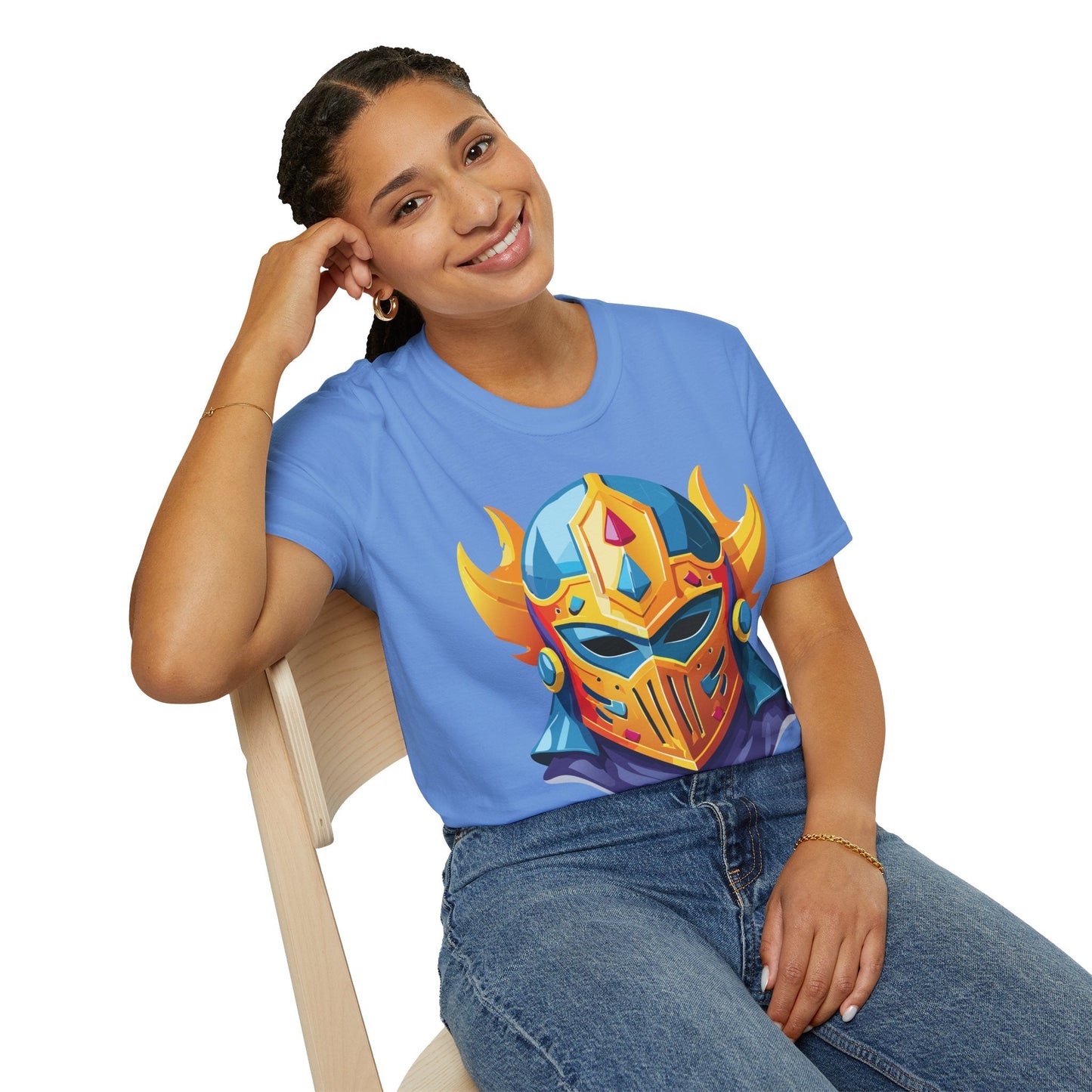 Mask Graphic Unisex Cotton Masquerade Design Artwork Tee 10