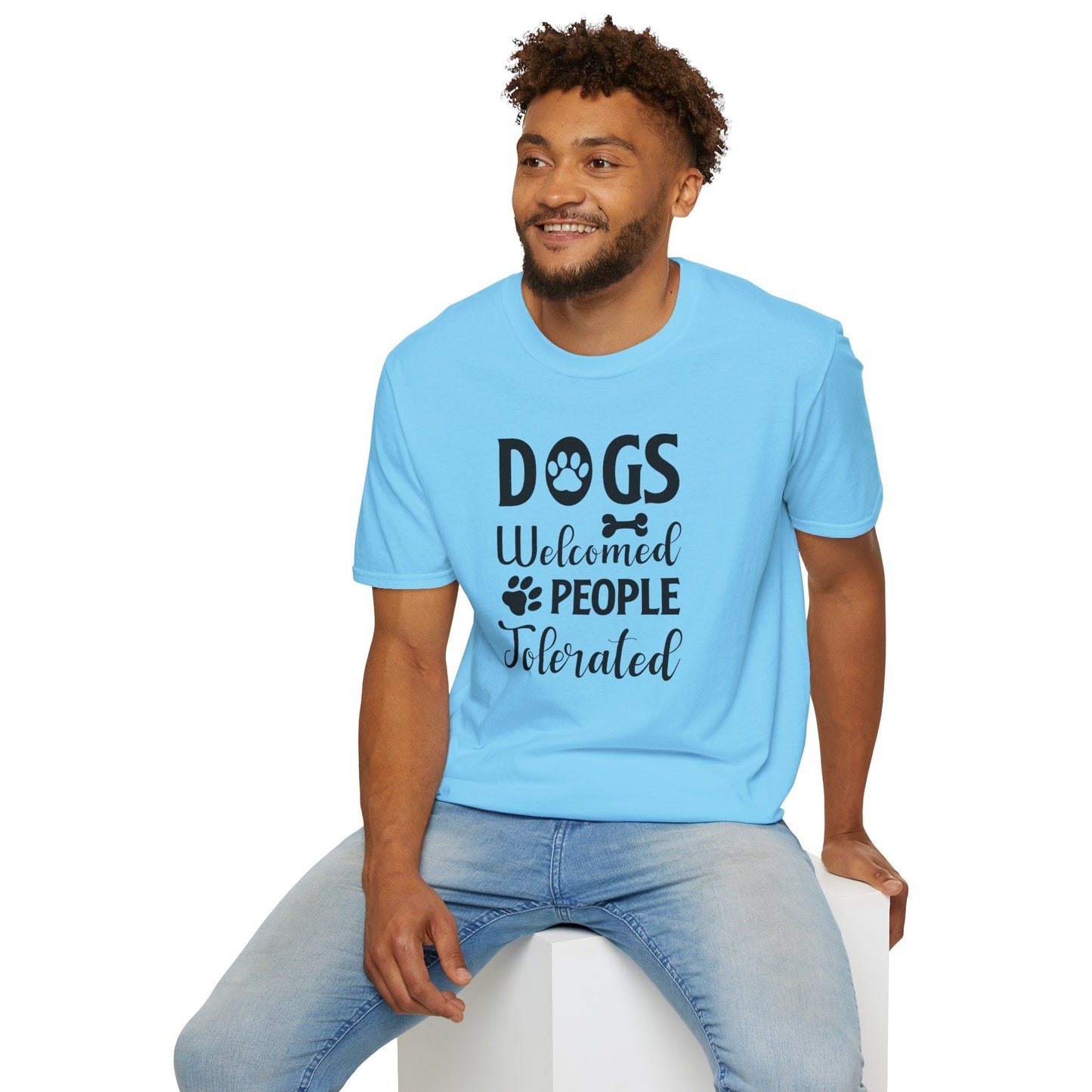 Dog Slogan T Shirts With Funny Words Tee Shirt Featuring Funny Quotes Unisex Gildan Softstyle 64000 Ringspun Cotton