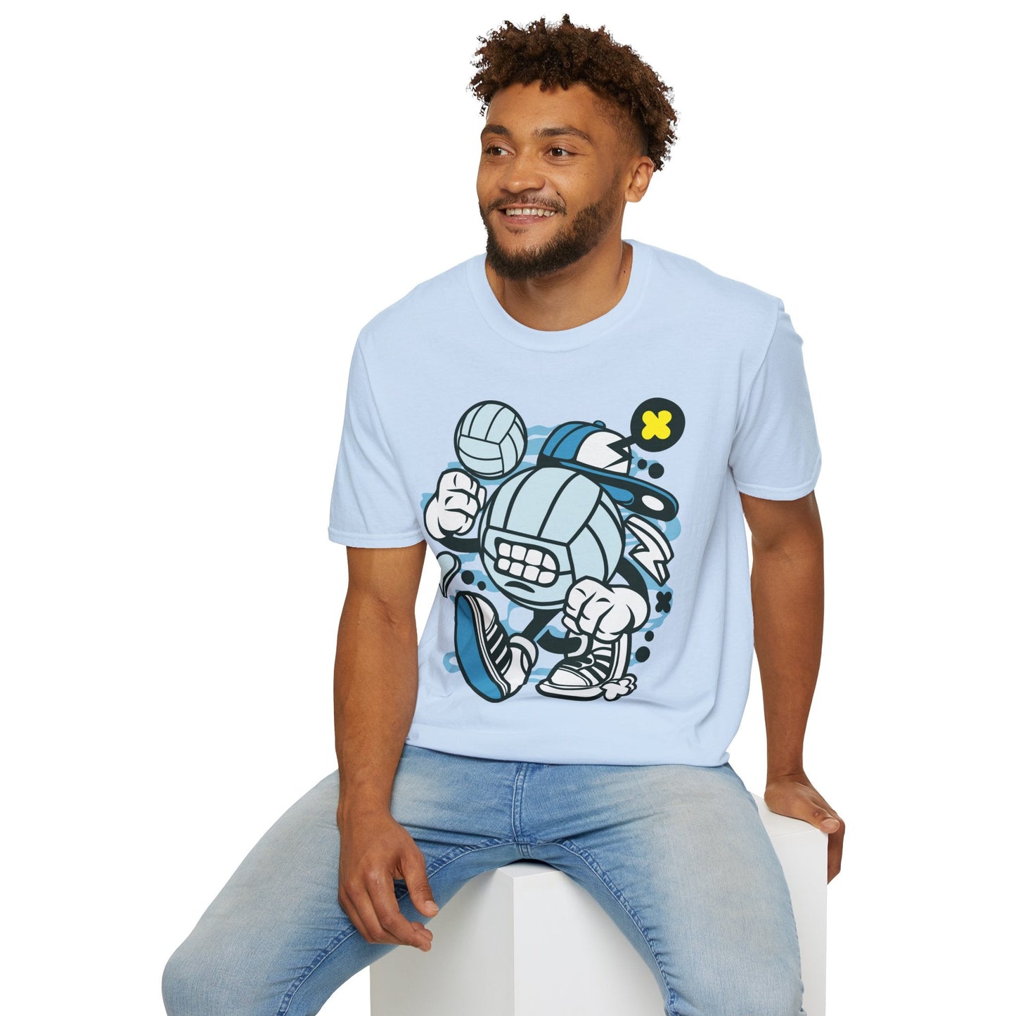 Unisex Cartoon T Shirt Animation Tee Funny Design Gildan Softstyle 64000 100 Percent Cotton
