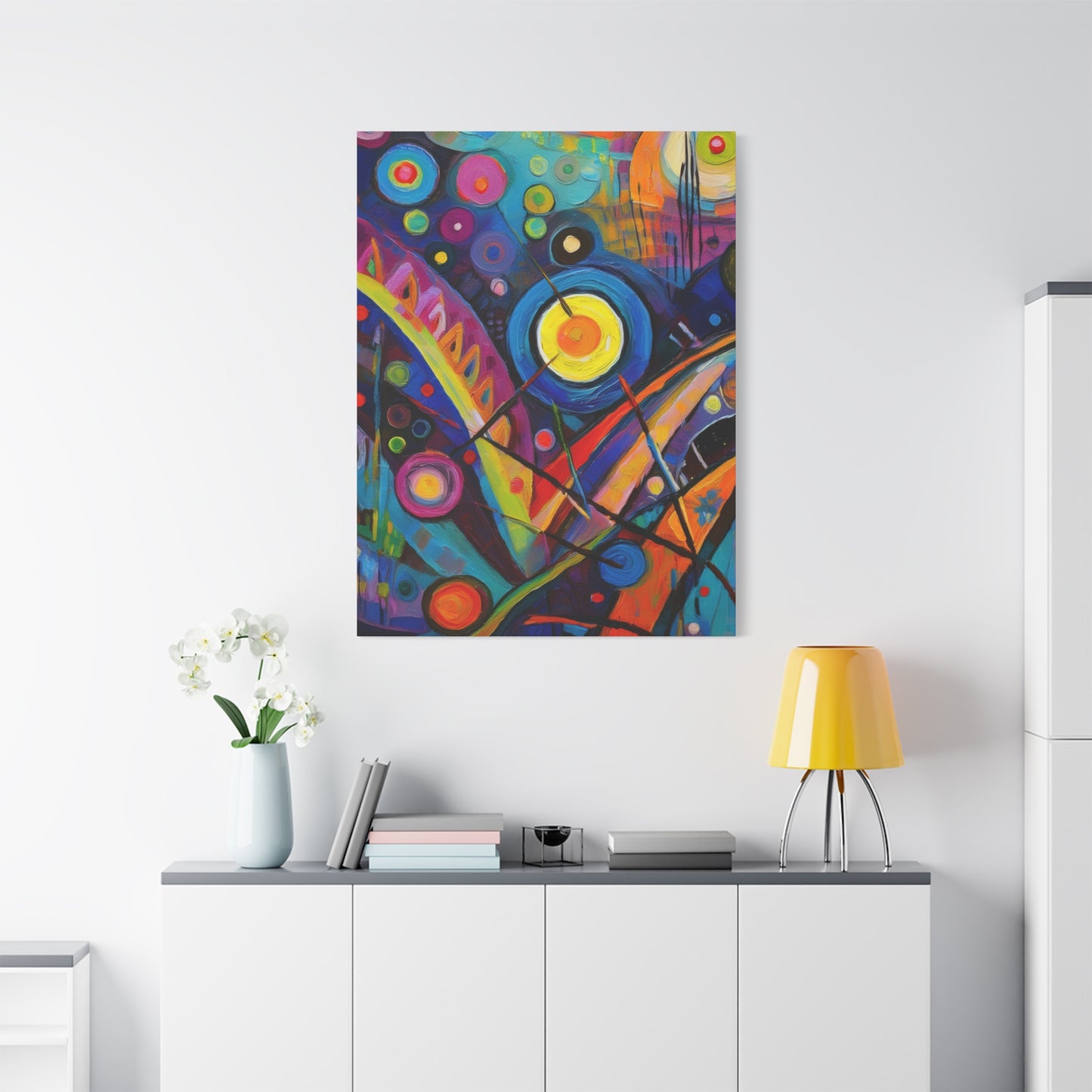 Abstract Oil Painting Print Canvas 20x24,20x30,24x30 24x32,24x36,30x40 32x48,36x48,40x60 Pine-Wood Inner Frame ABS-127