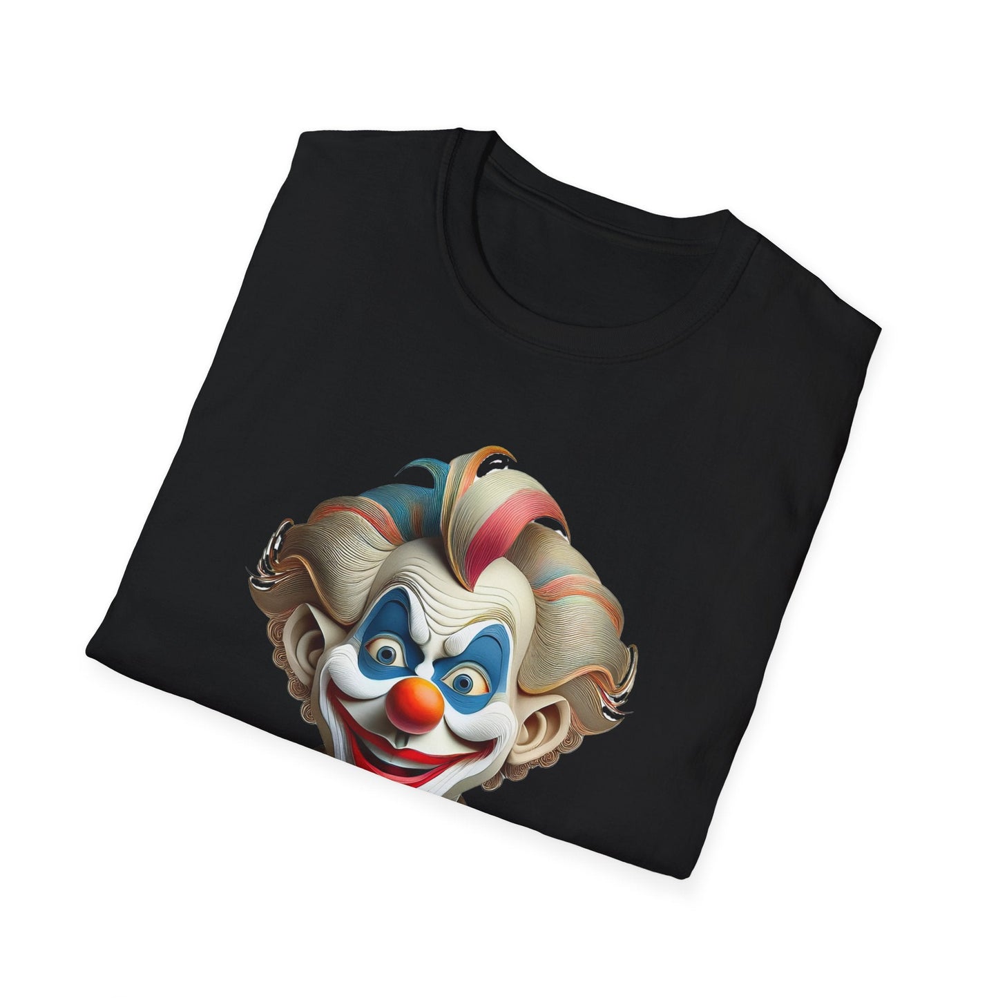 Unisex Clown Shirt Funny Man Circus Tee Softstyle Gildan 64000 Short Sleeve Everyday Comfort
