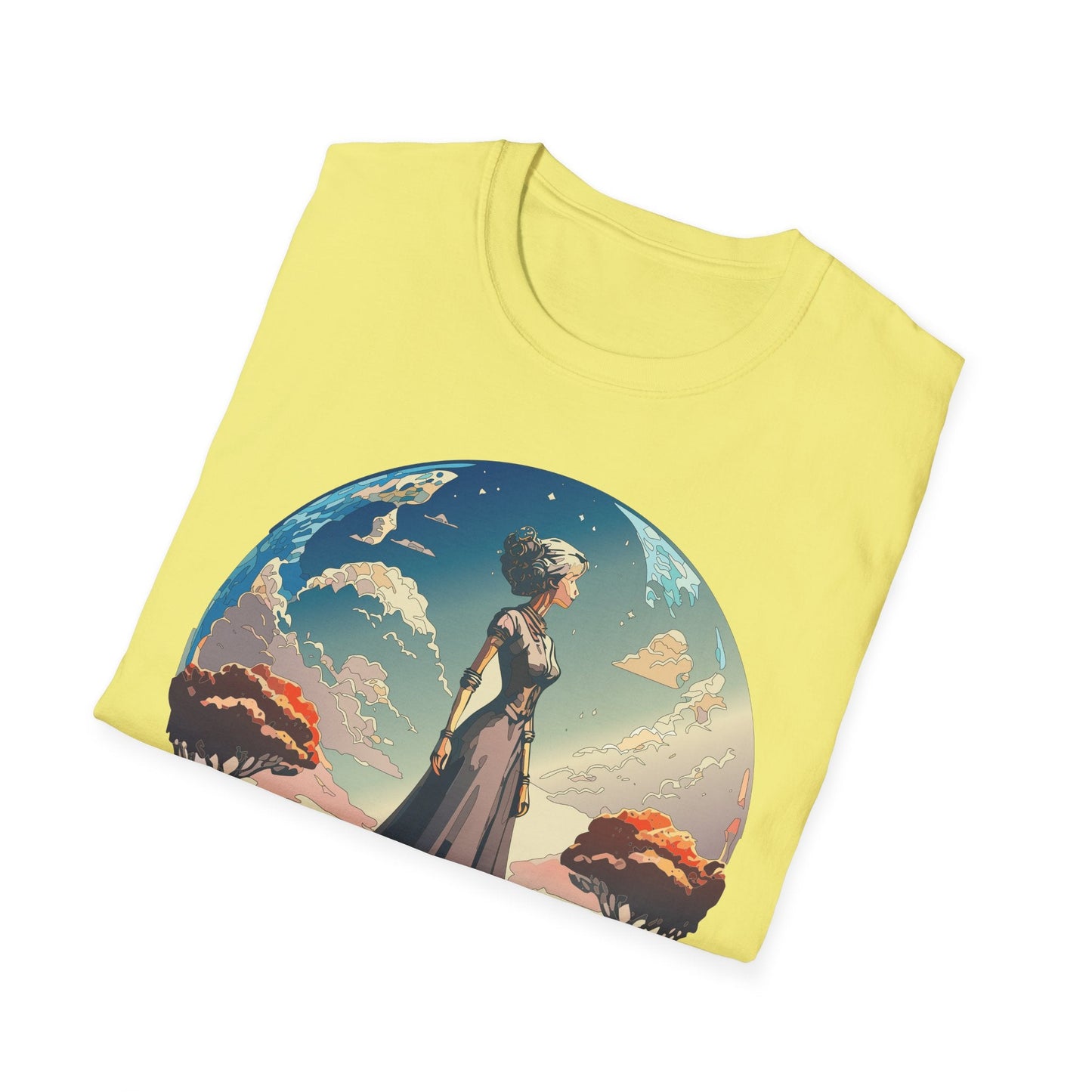 Womens Graphic T Shirt Art Design Tee Gildan Softstyle 64000 Unisex Cotton Short Sleeve