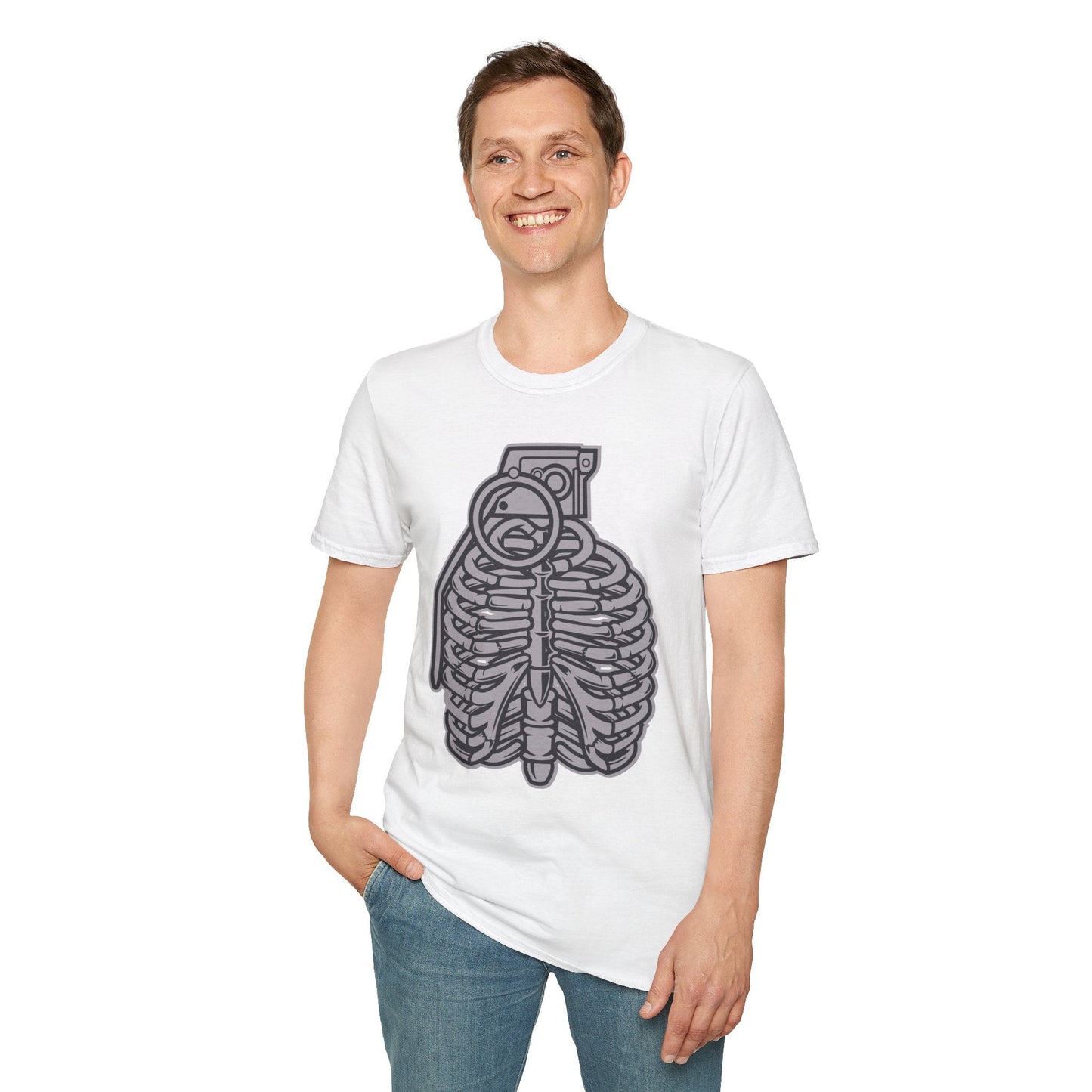 Cartoon T Shirt Animation T Shirt Funny Tee Shirt Unisex Gildan Softstyle 64000 Cotton