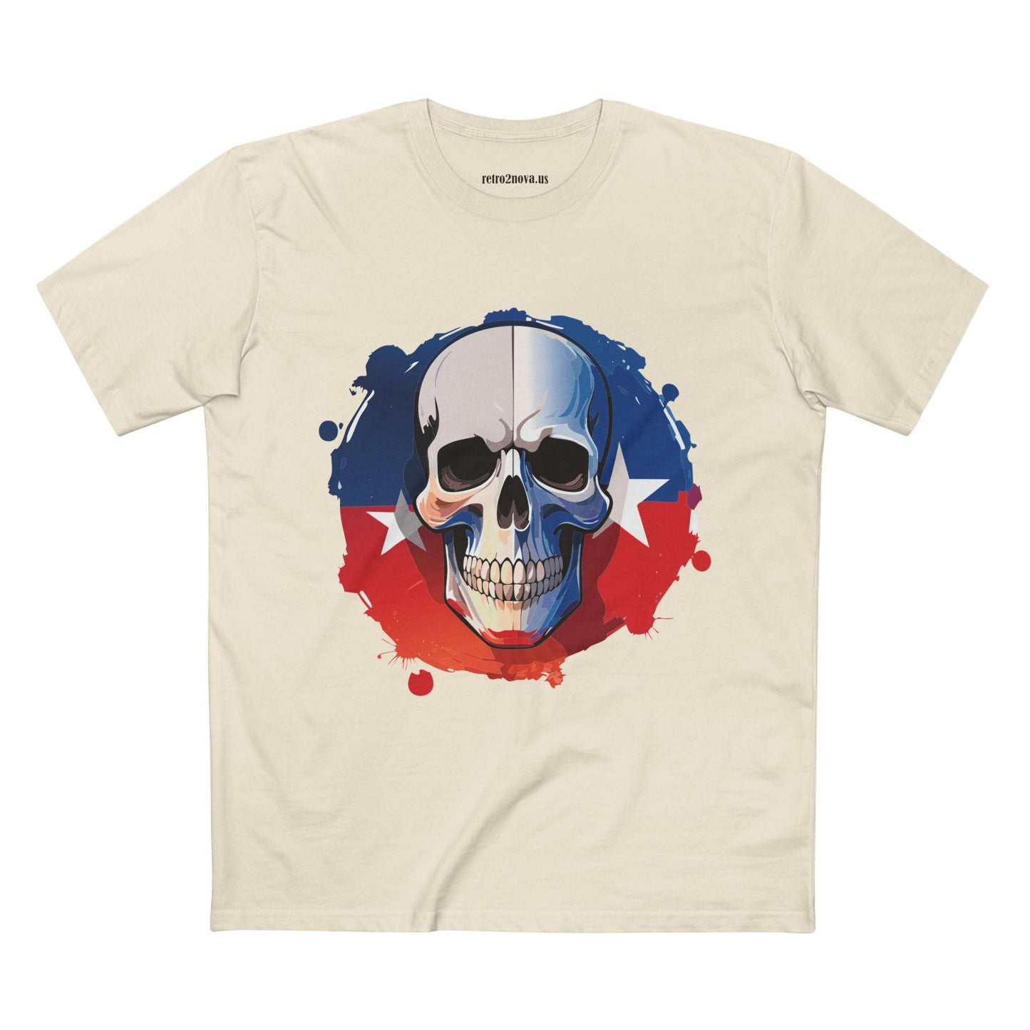 Skull And Skeleton Shirt Unisex Premium Cotton Tee With Original Art Design From Retro2Nova