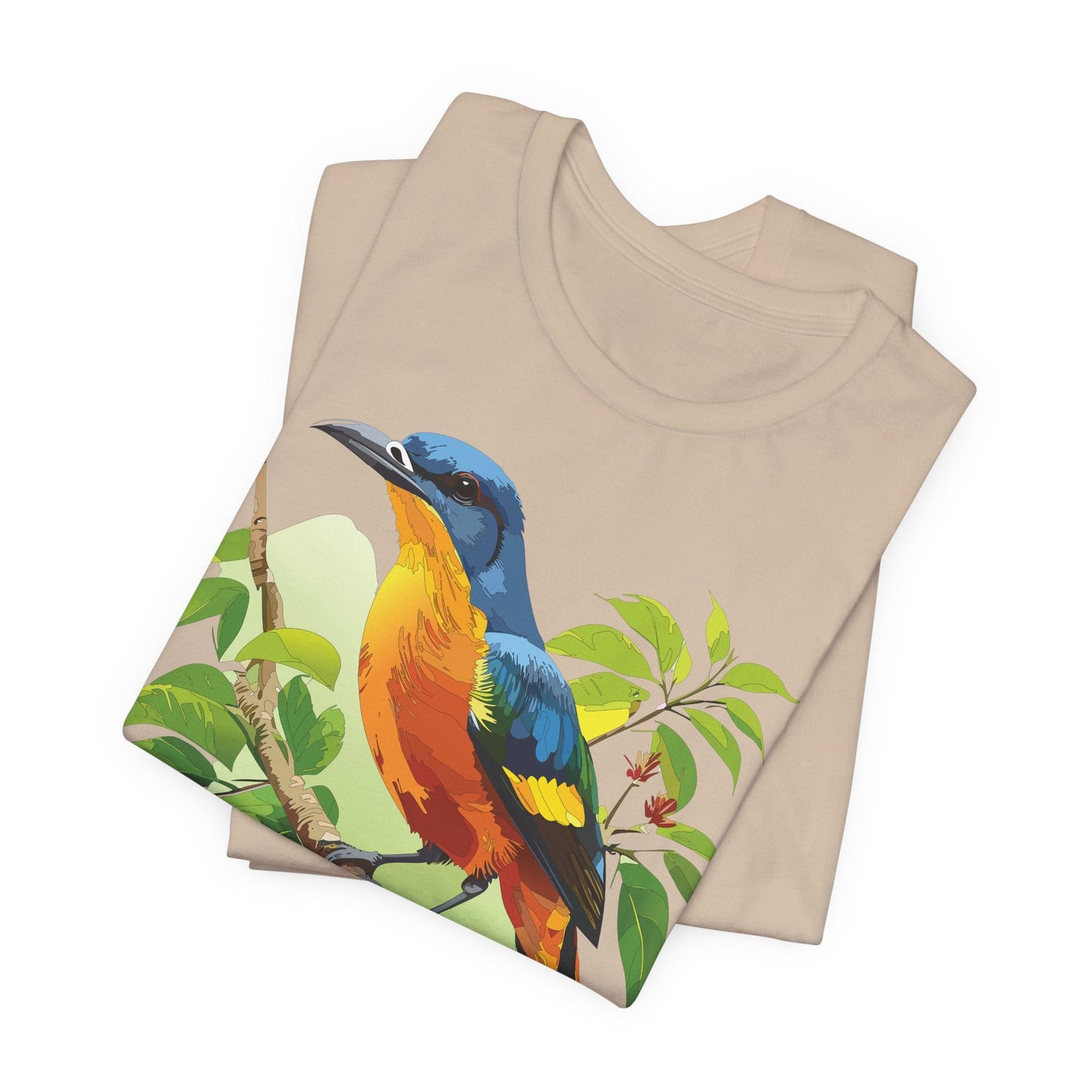 Unisex Animal Design Tee Shirt With Wildlife Graphics For Casual Everyday Wear And Comfort