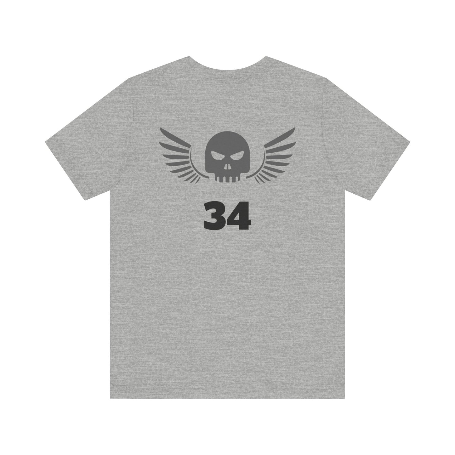 Unisex Cotton Tee Shirt with Skull