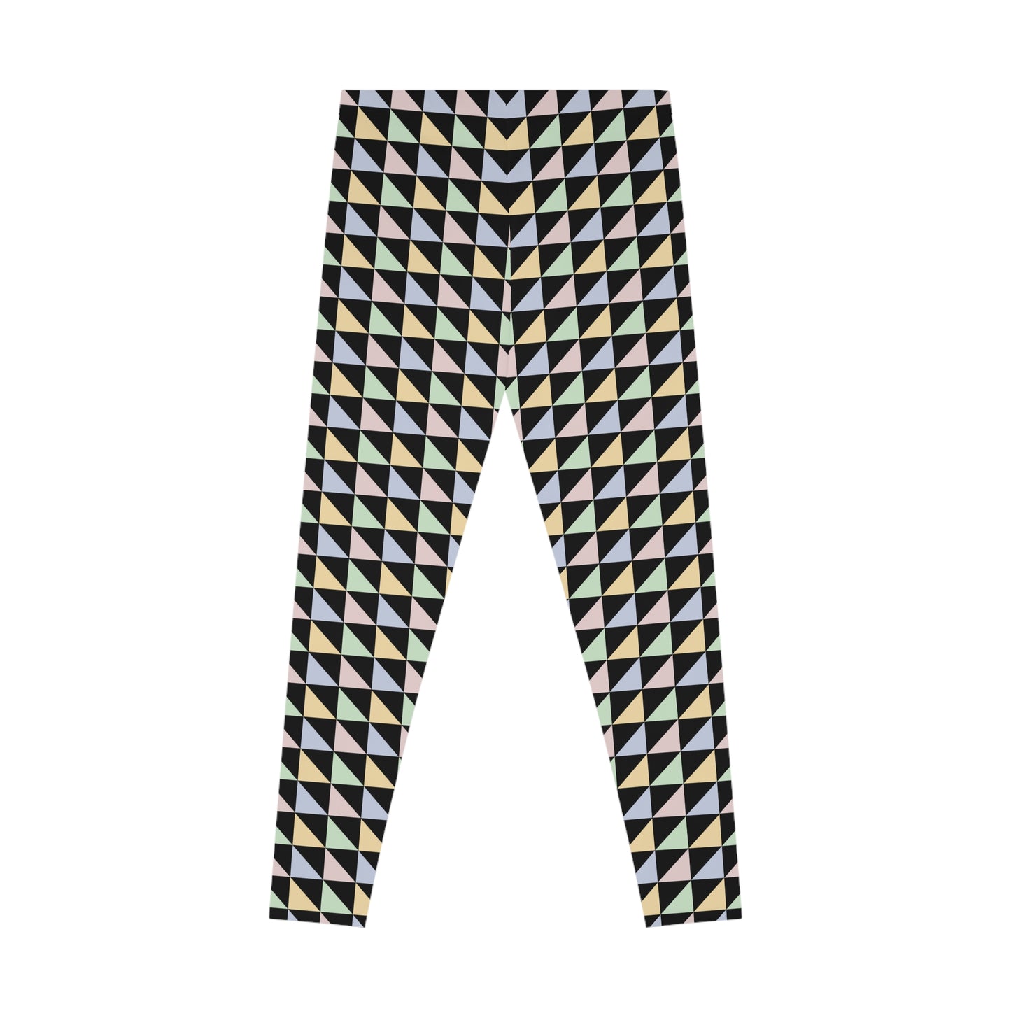Abstract Print Leggings, Poly-Span Leggings