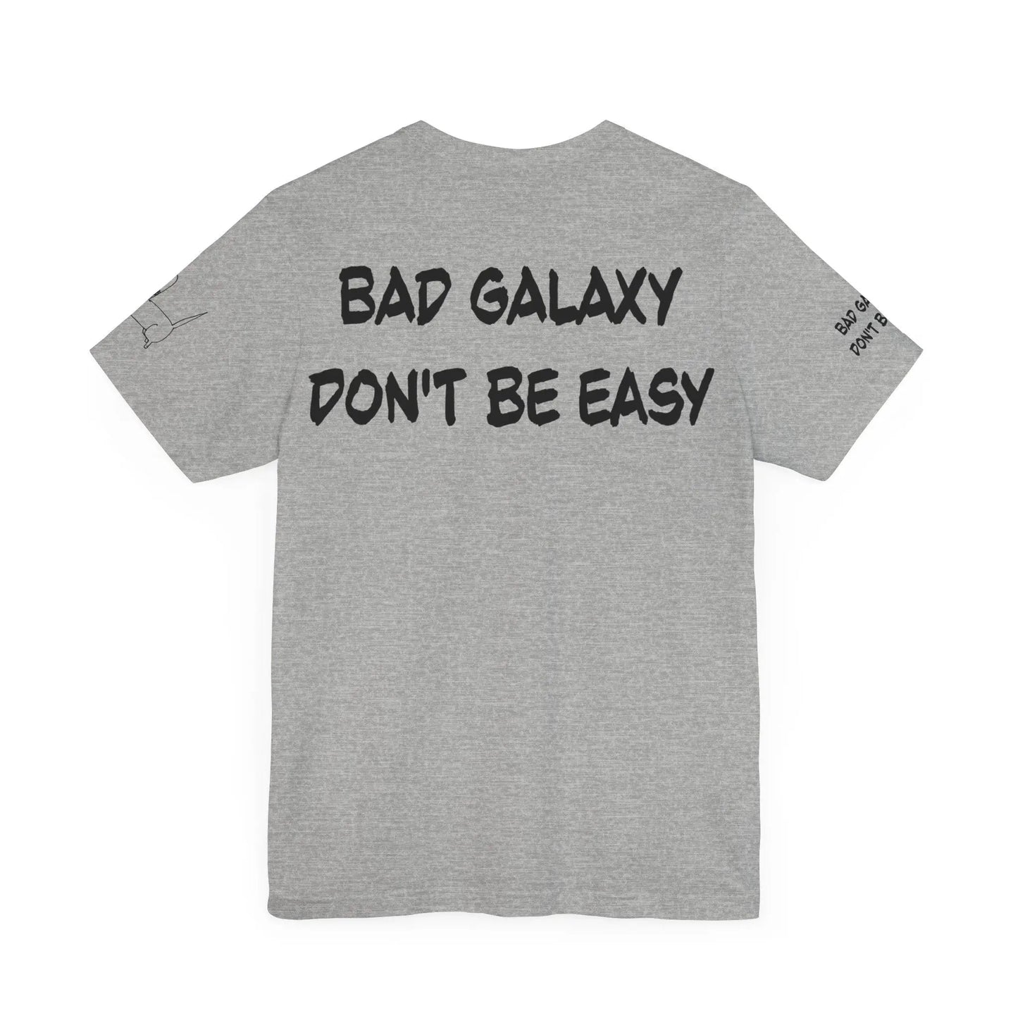 Funny Dog Tee Shirt From Bad Galaxy 100 Percent Cotton Made In USA With Eco Friendly Inks