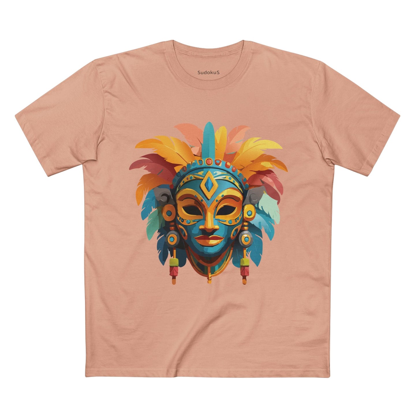 Mask Graphic Unisex 100 Cotton Staple Tee 2