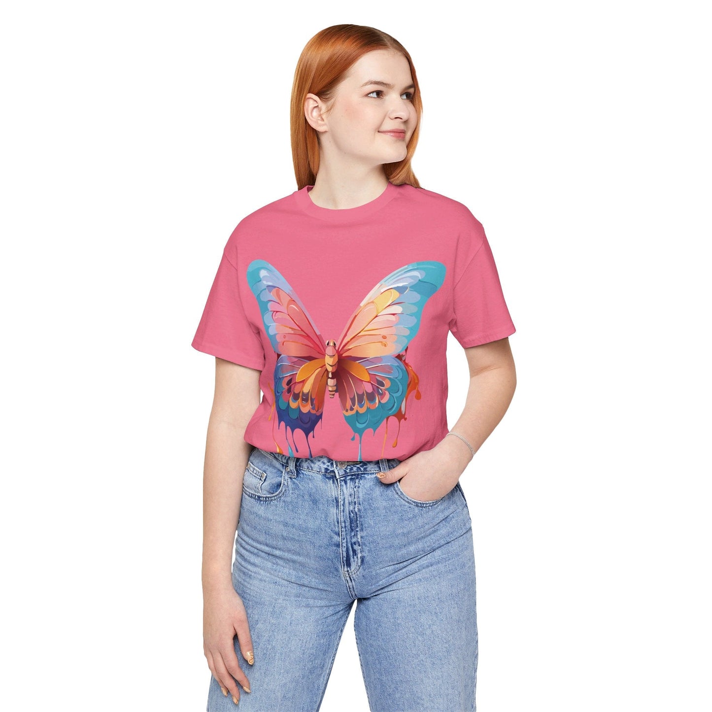 Butterfly Graphic Tee By Adelpha Unisex Short Sleeve Jersey Shirt