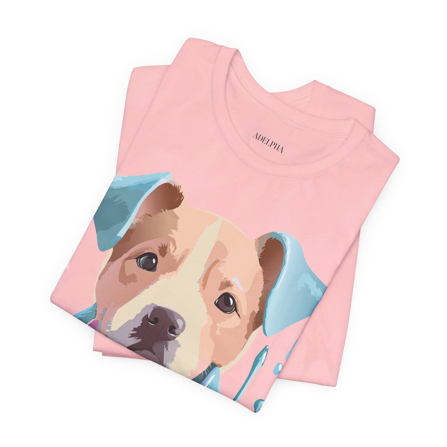 Dog Graphic T Shirt Unisex Jersey Short Sleeve Adelpha Vintage Art Tee Premium Comfort